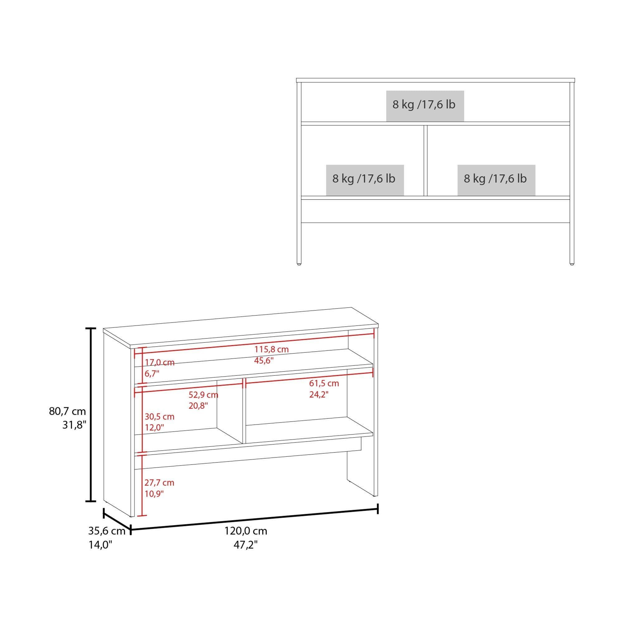 ARRIMO 2 PUERTAS 80X120X35 CM FM-002C - CAFE CLARO / NEGRO-6