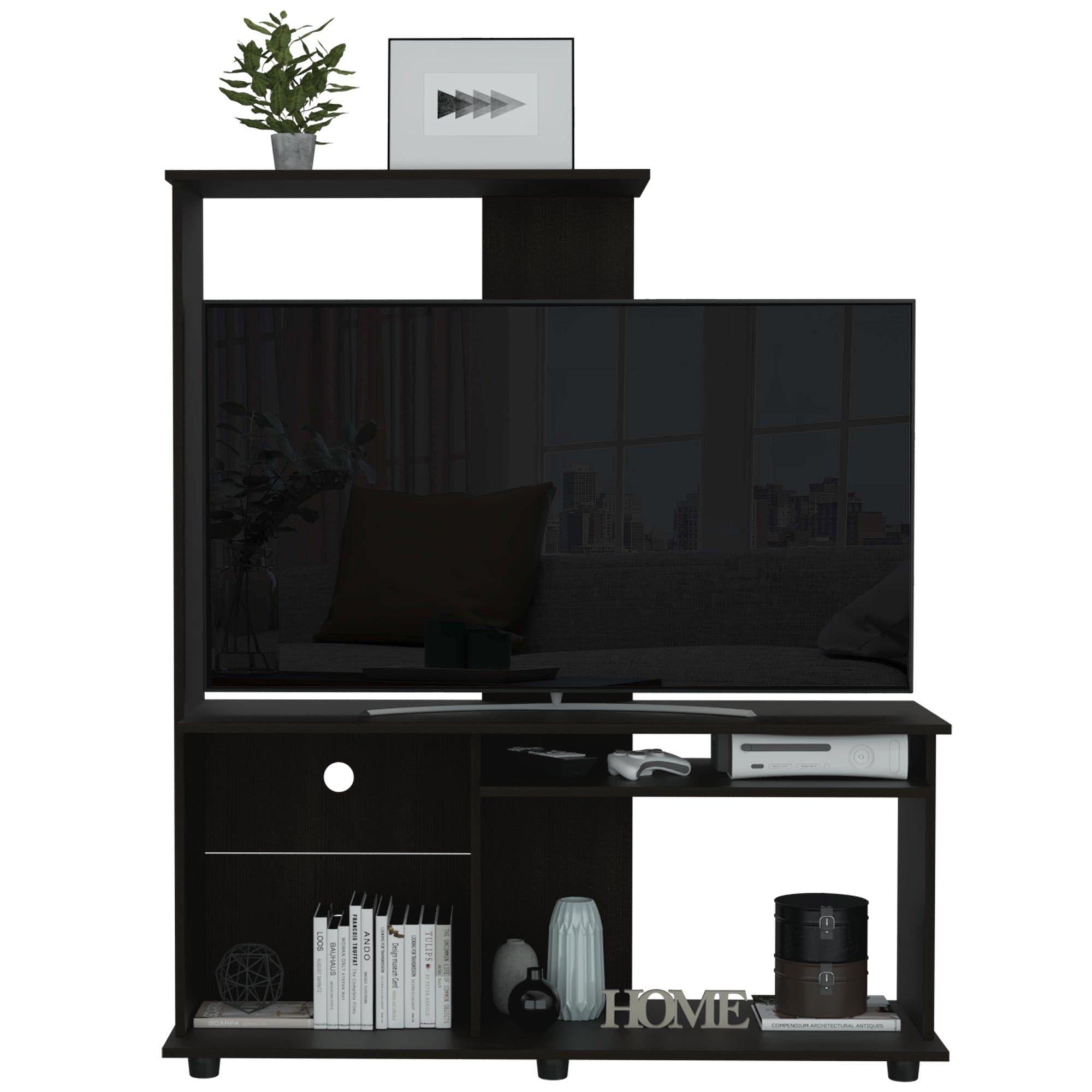 ESTANTE TV 50" CON 5 REPISAS FM-005N - NEGRO-3