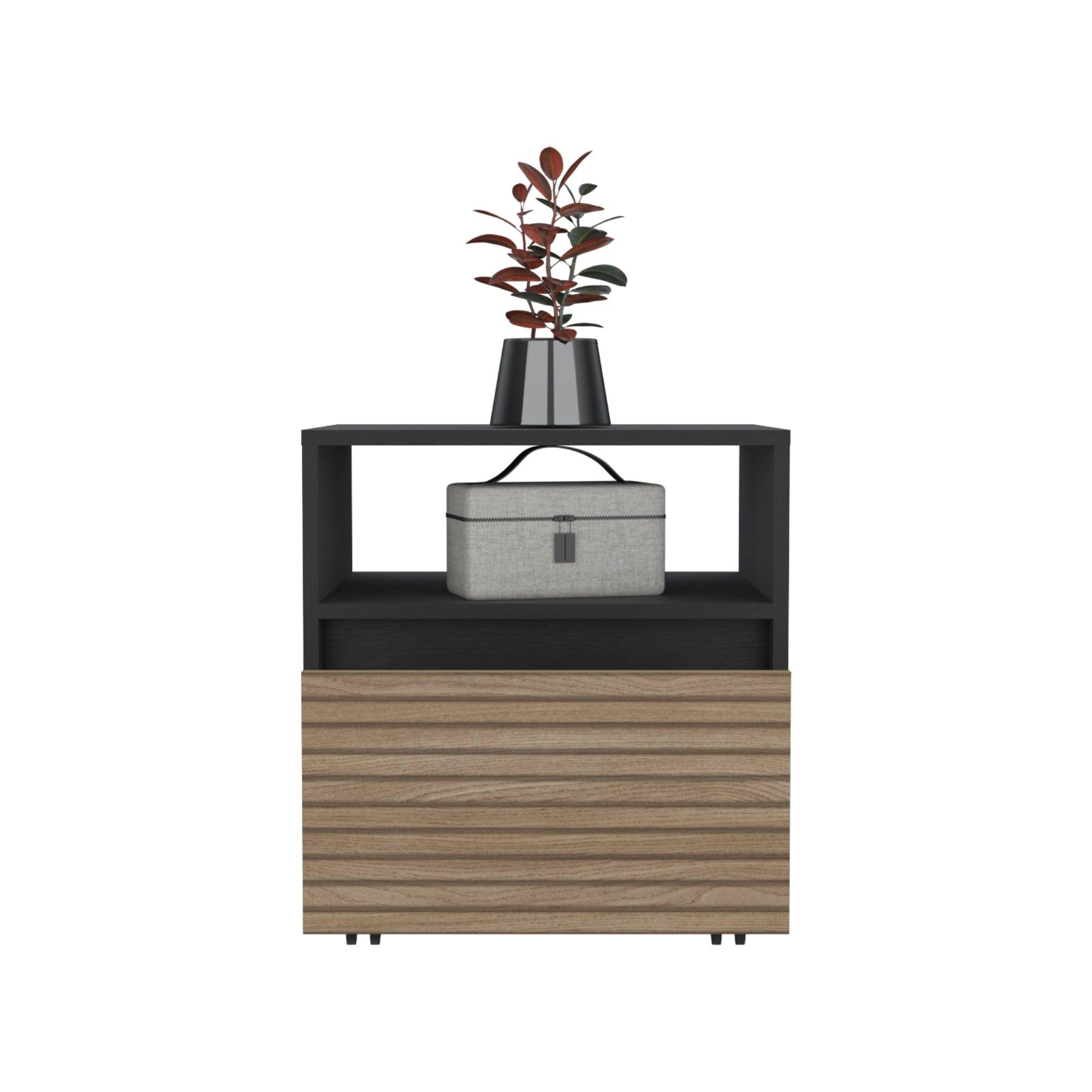 VELADOR CON RUEDAS 1 CAJON FM-018N - NEGRO-2