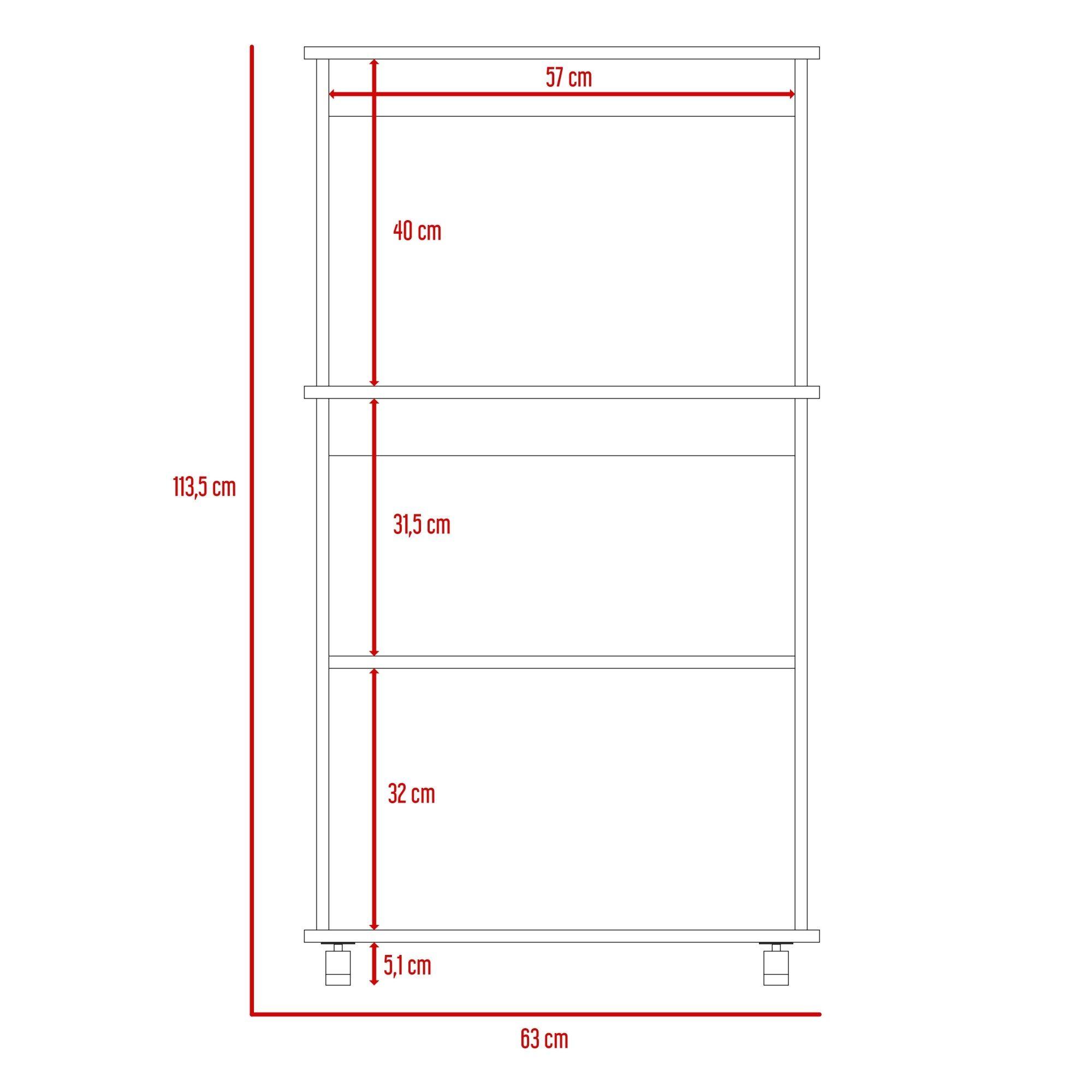 MUEBLE MICROONDAS 2 PUERTAS FM-010B BLANCO-7