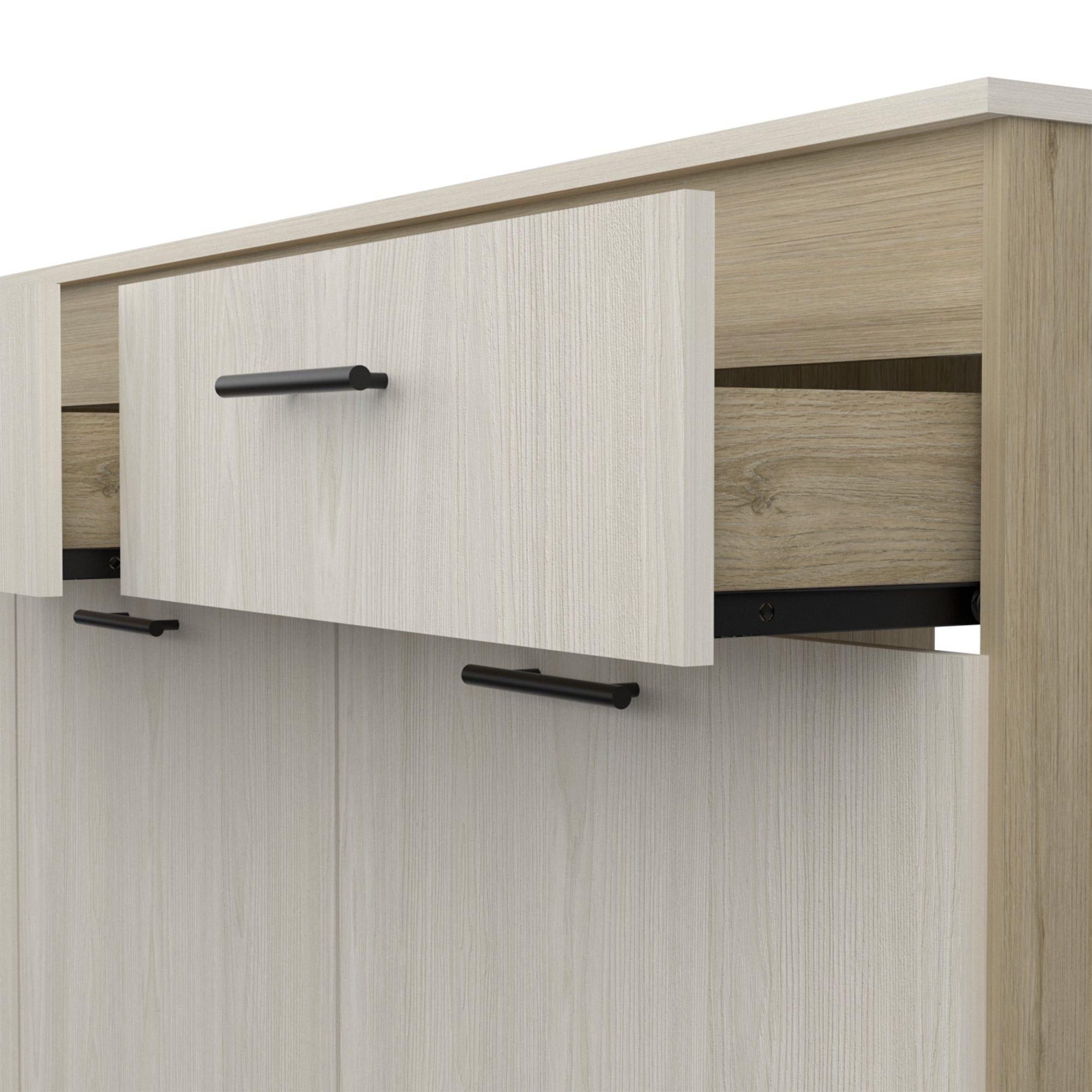 Mueble Base De Cocina 3 Puertas 2 Cajones Fm-003C Café Claro-6