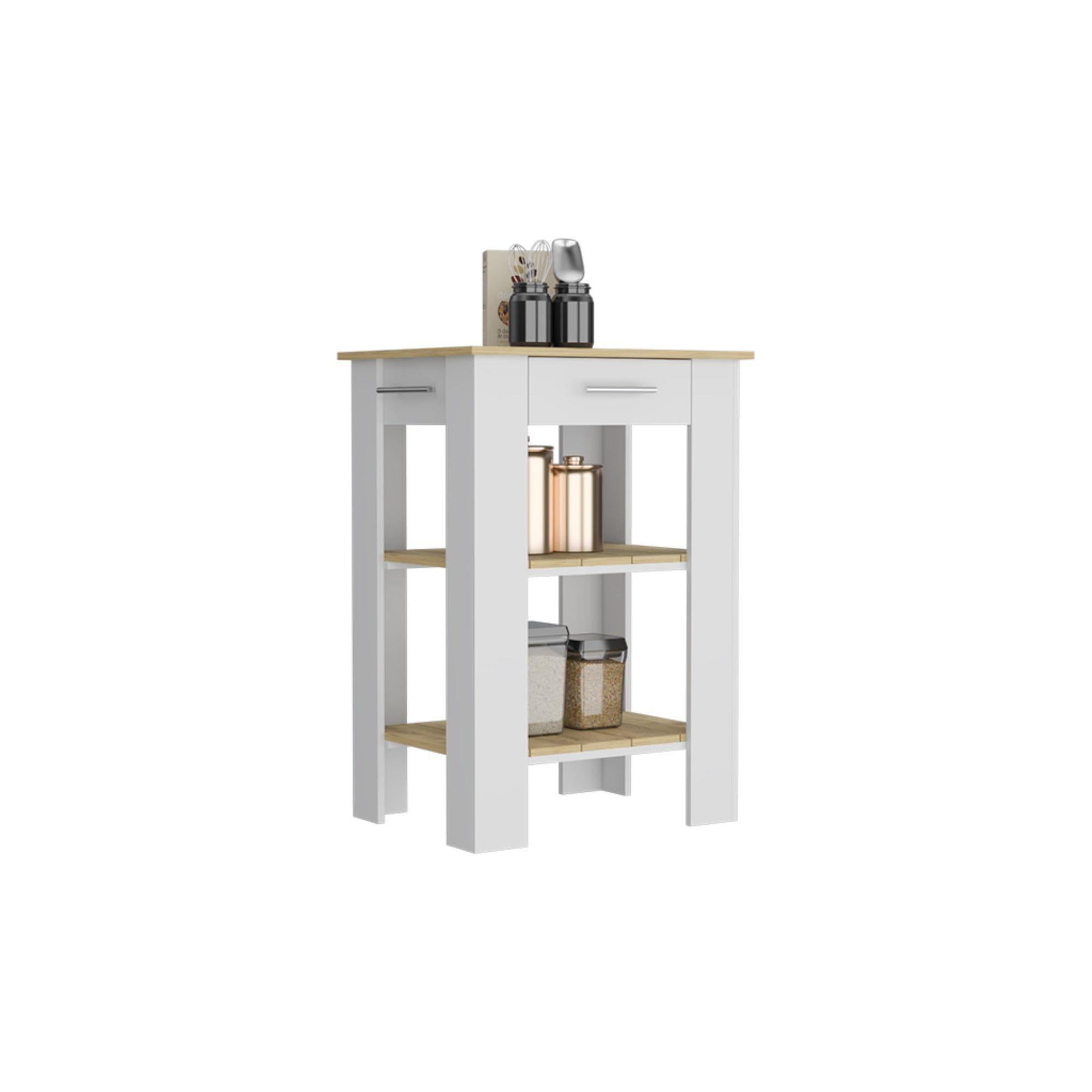 ISLA DE COCINA 1 CAJON FM-006B BLANCO-3