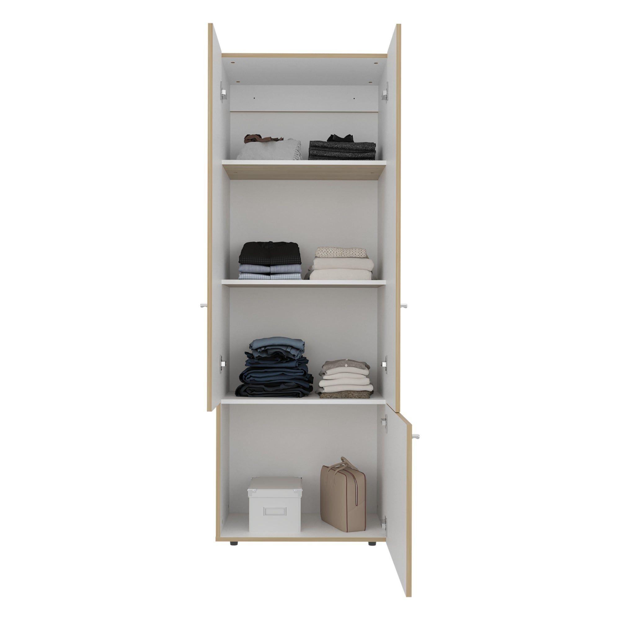Closet 3 Puertas 170X60X40,2 Cm Cafe Claro-2