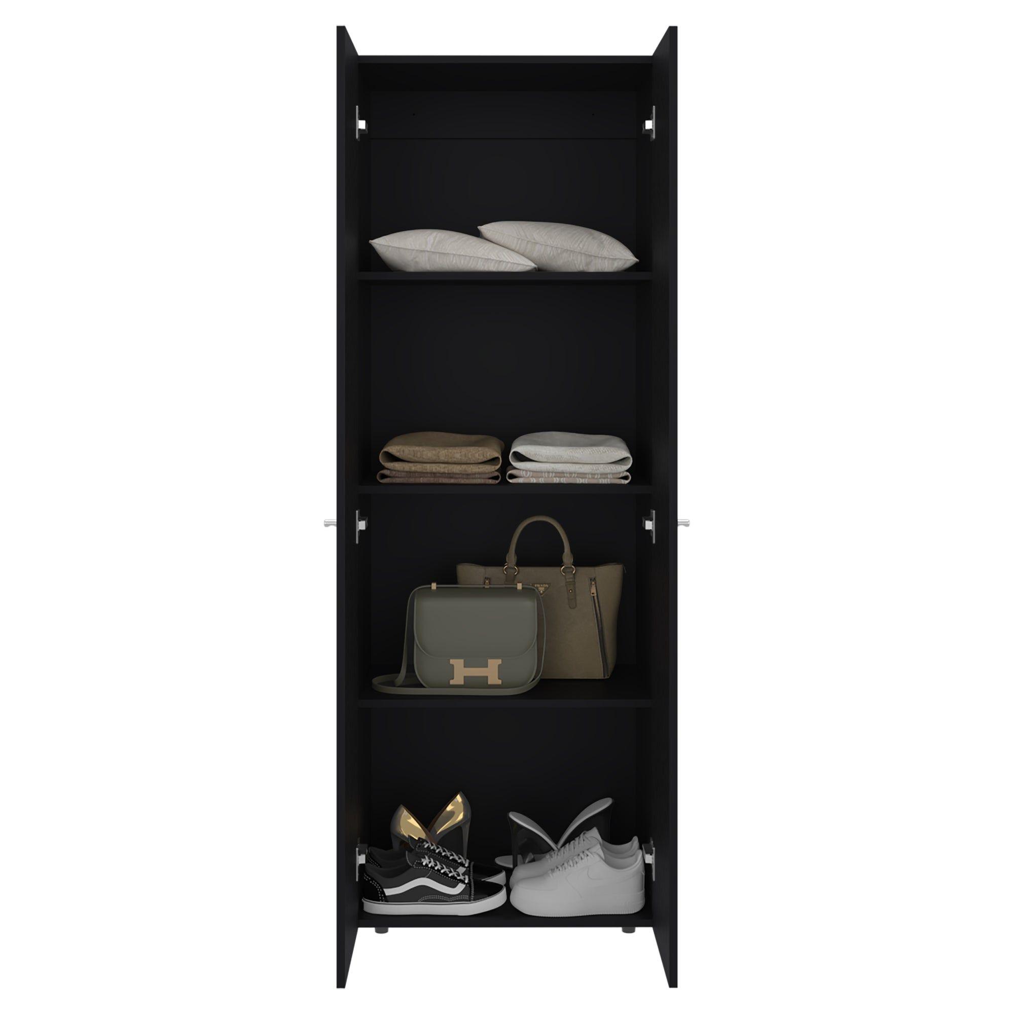 Closet 2 Puertas 170X60X40,2 Cm Negro-2