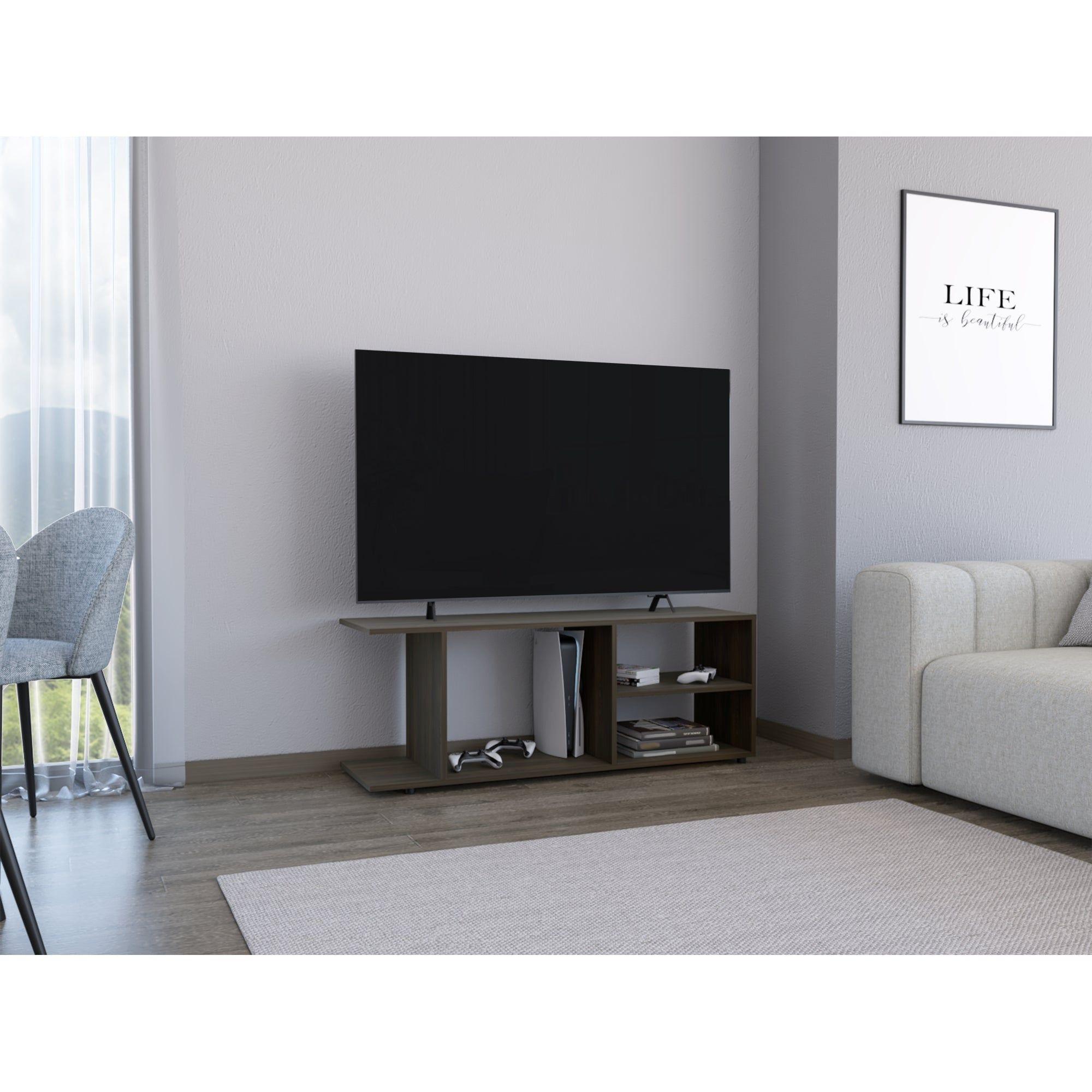 Mesa De Tv 50" Fm 45,4X120,3X34,9 Cm Café Oscuro-4