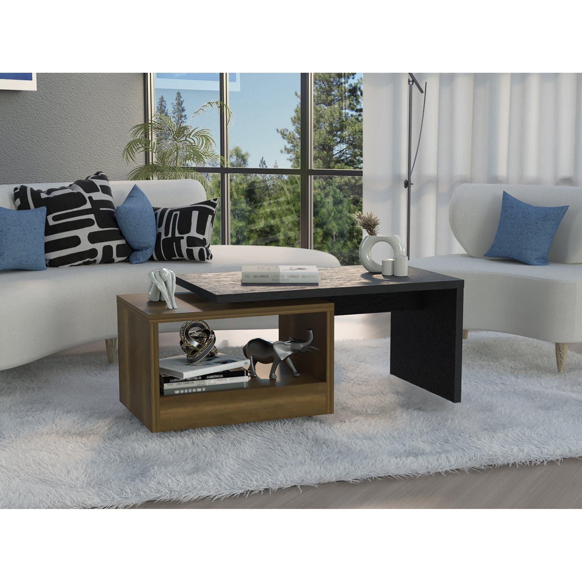 MESA DE CENTRO 45x100,2x45 CM FM-026N - NEGRO-5