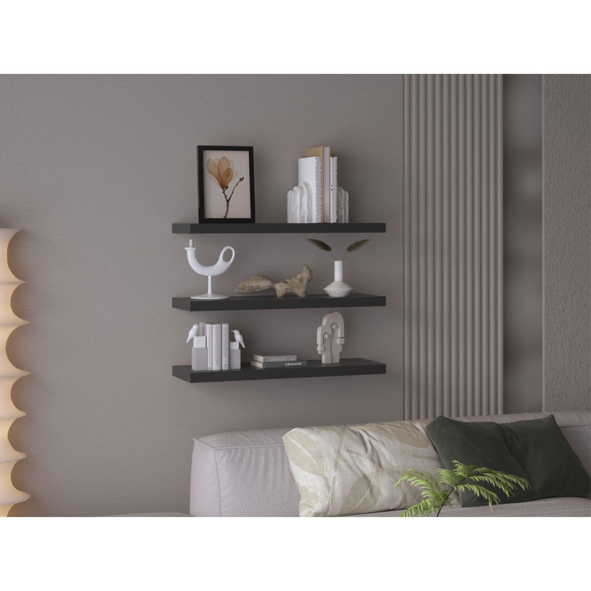 REPISA FLOTANTE 80x25x3,8 CM FM-041N X1 UNIDAD- NEGRO-7