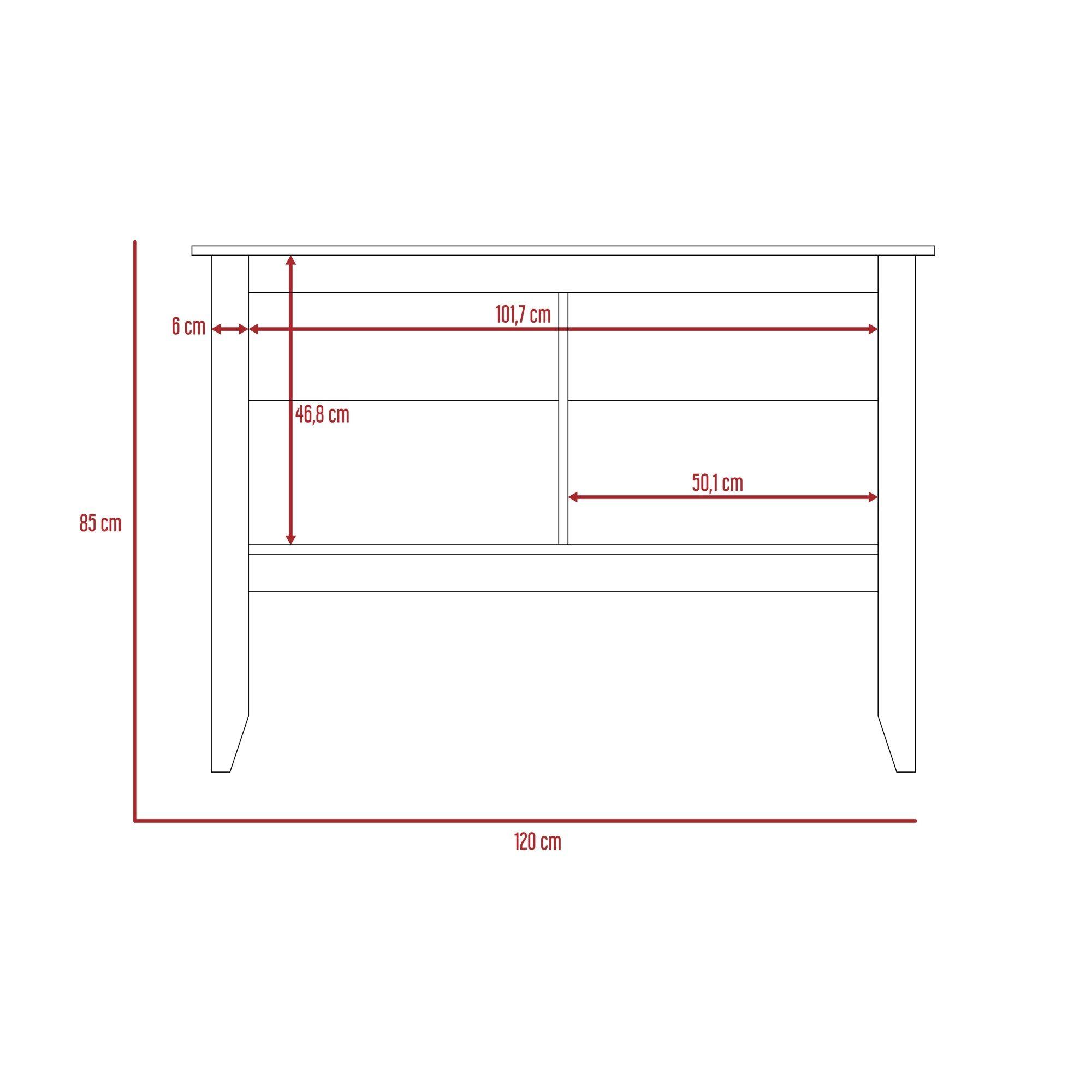 ARRIMO 85X120X32 CM FM-004C - CAFÉ CLARO-5