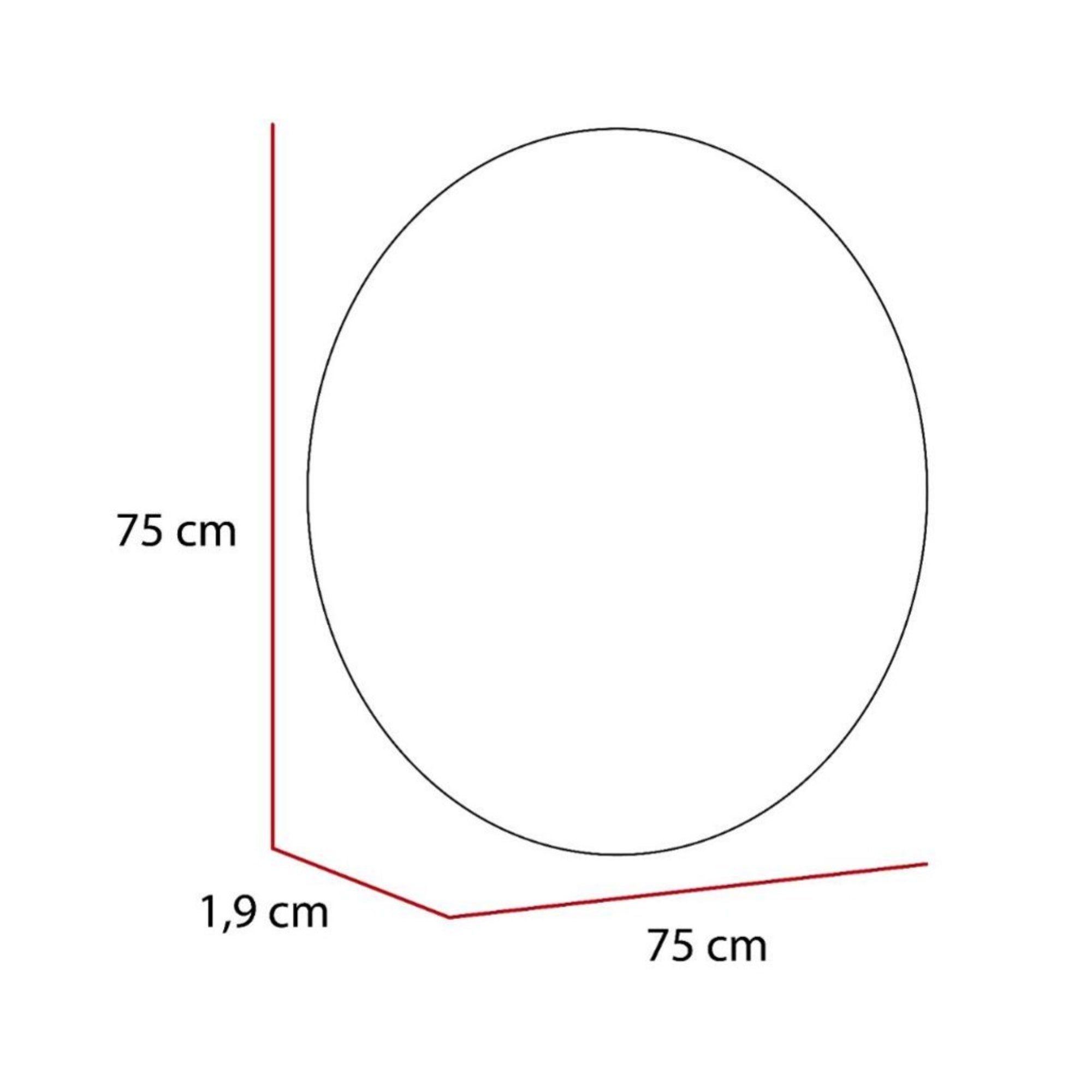 Espejo Redondo 75X75 Cm Fm-002-3