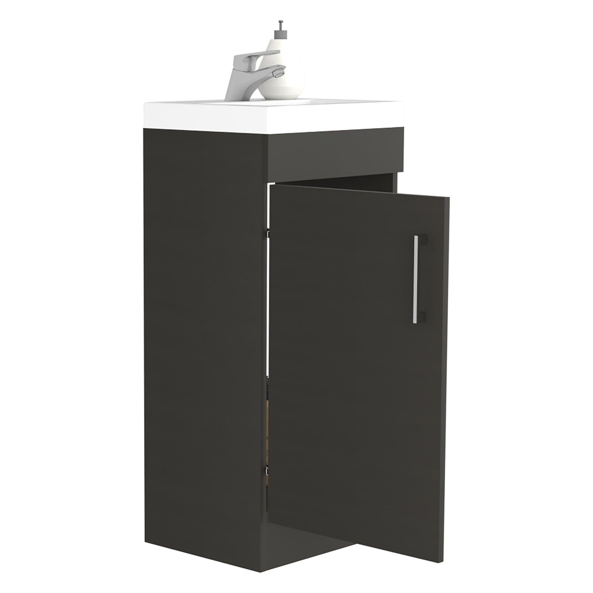 MUEBLE VANITORIO 1 PUERTA FM-005N - NEGRO-3