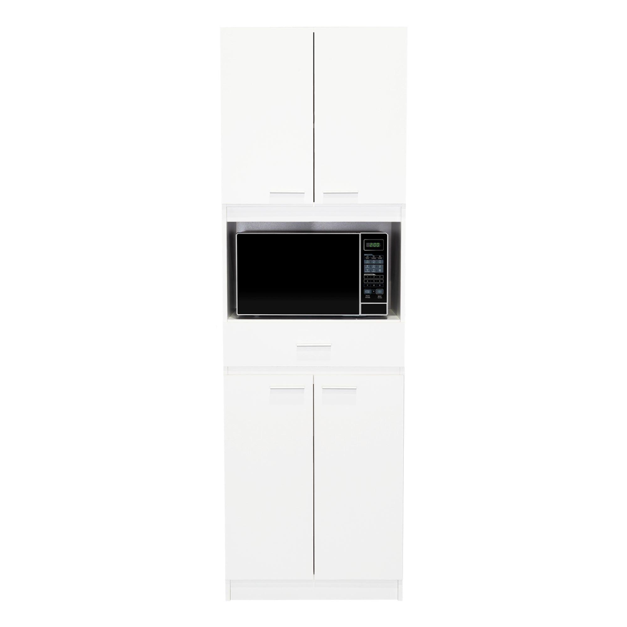 Mueble Microondas Fm 4 Puertas 196X62X39,5 Cm Blanco-3