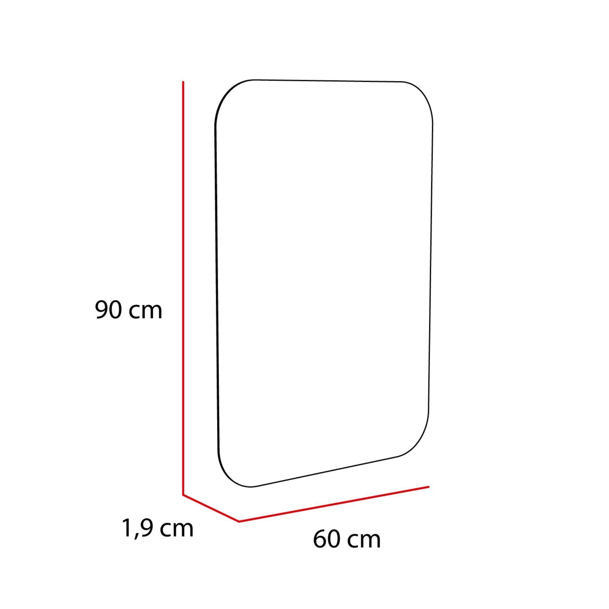 ESPEJO RECTANGULAR 60x90x1,9 CM BORDES REDONDEADOS FM-044-7