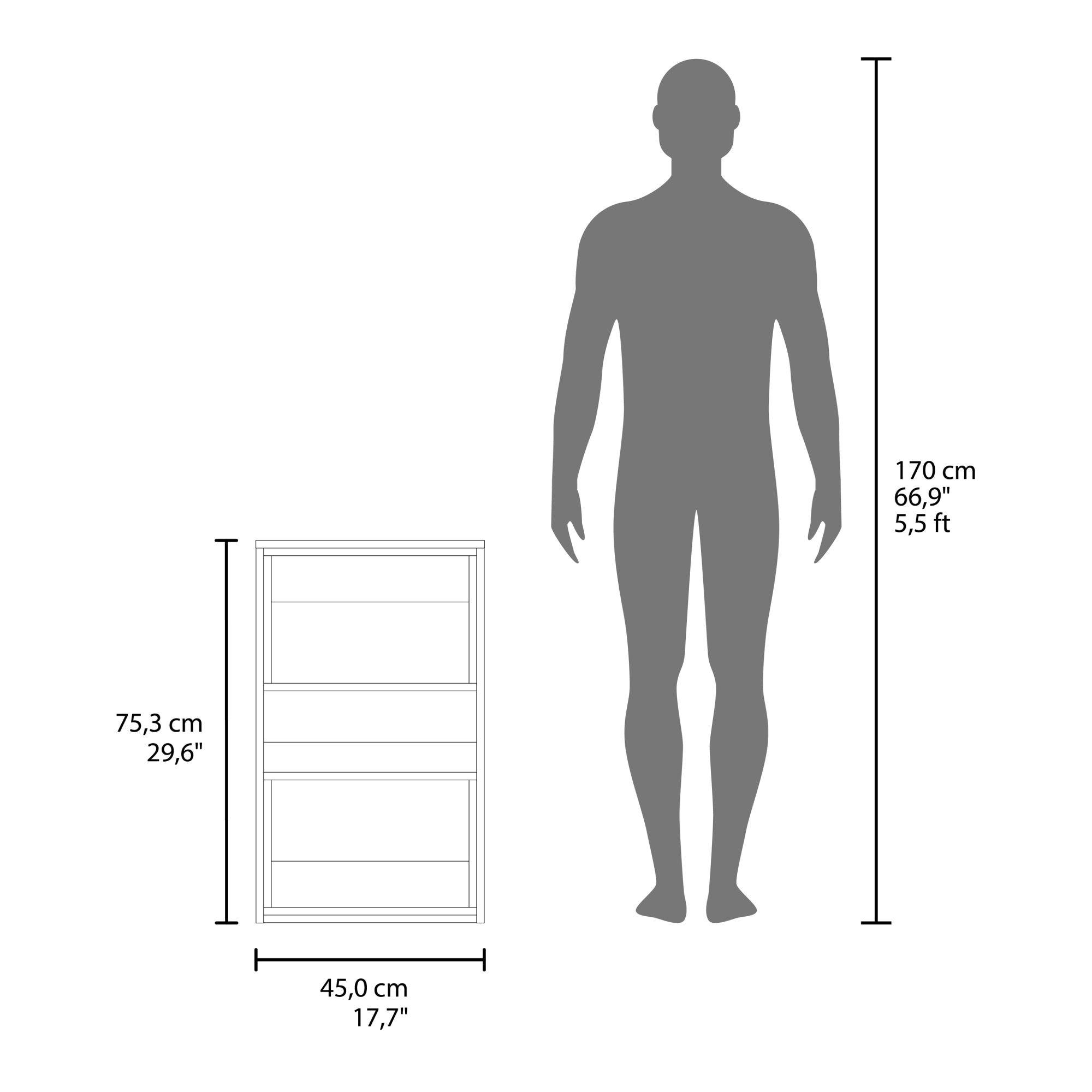 Mueble Auxilar Muro Baño Eco Negro Y Café Claro-6