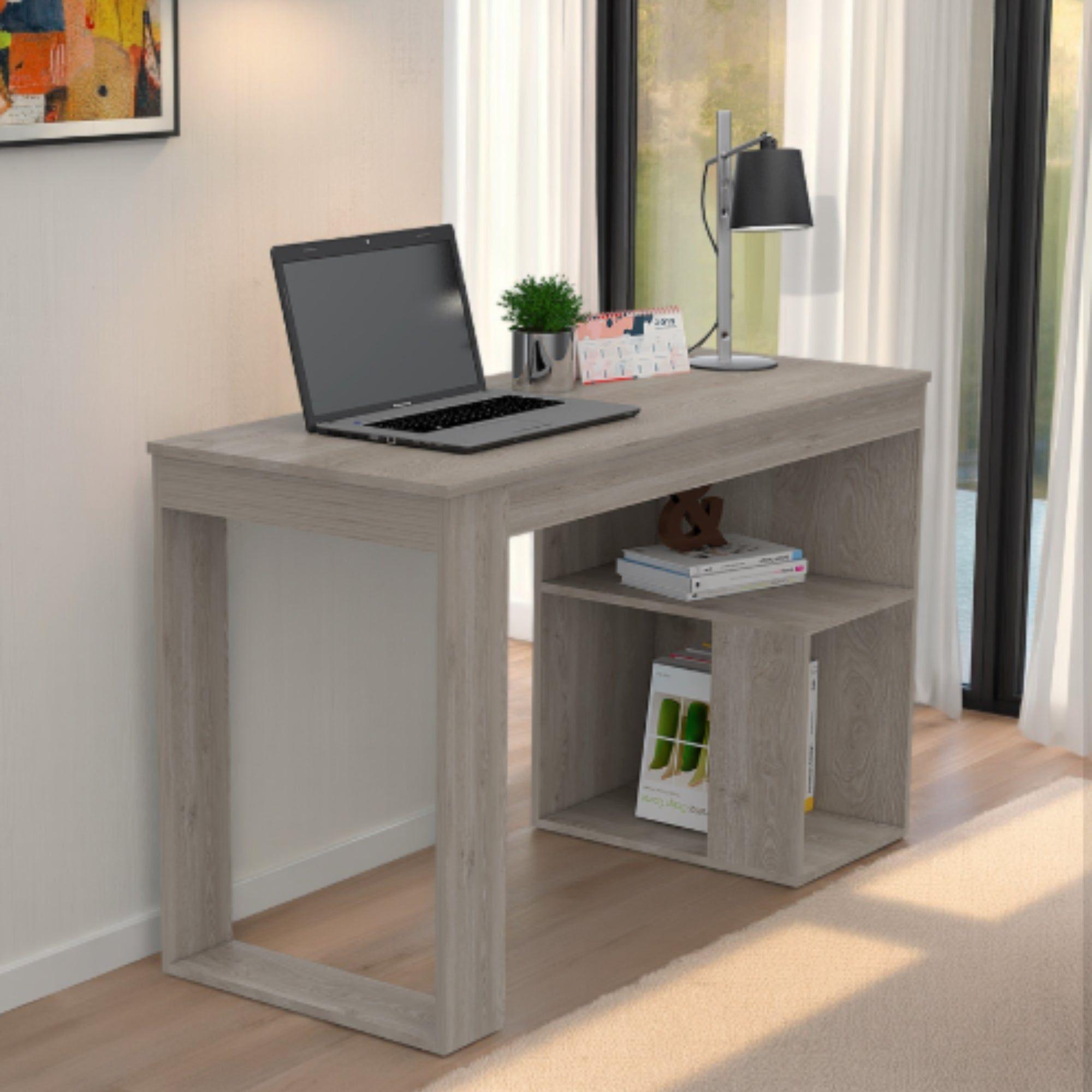 ESCRITORIO 120X73,5X50 CM FM-037G GRIS-4