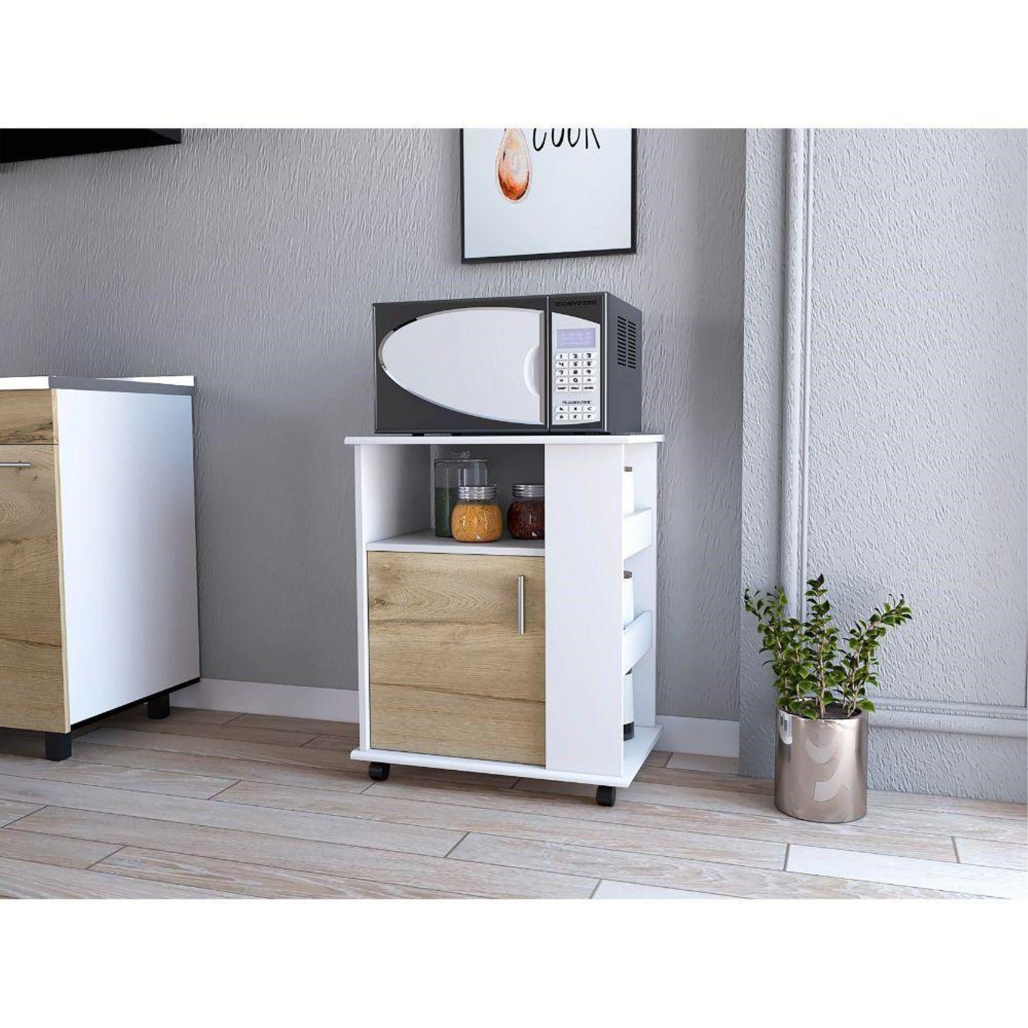 MUEBLE MICROONDAS 1 PUERTA FM-015B - BLANCO-4