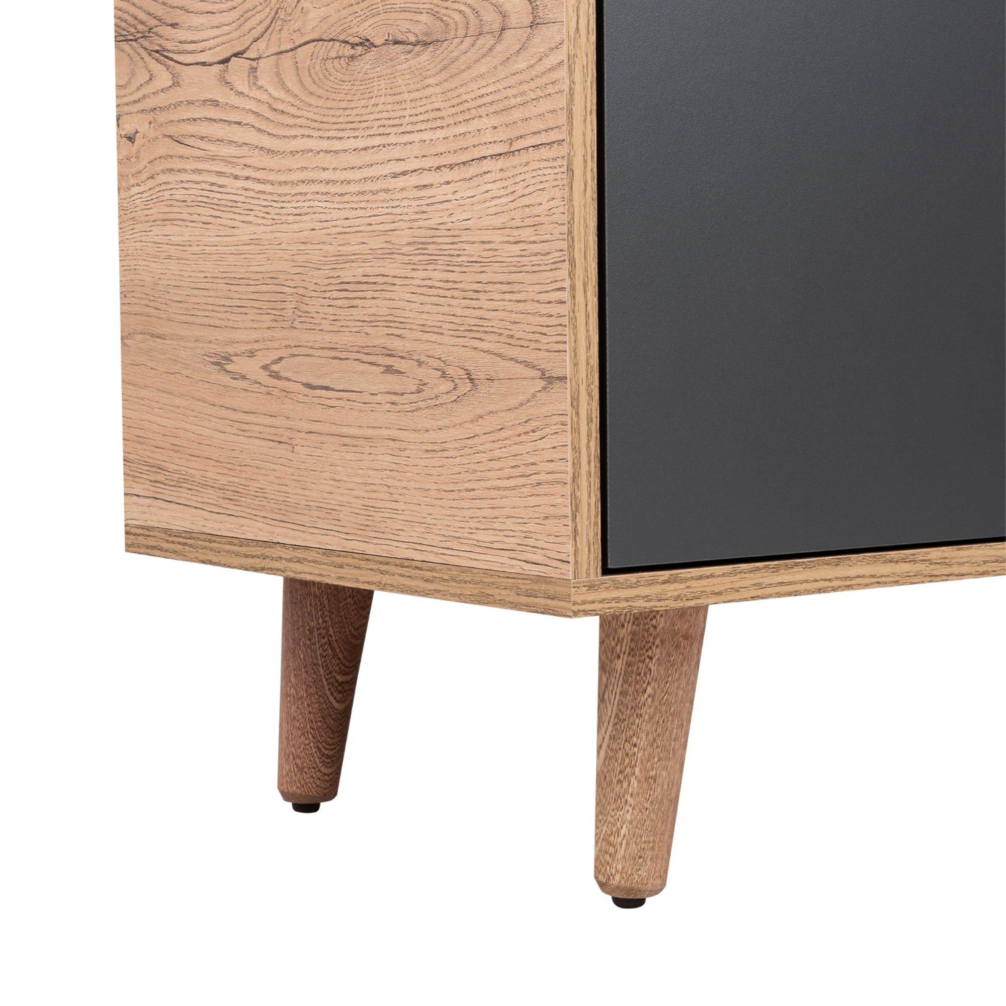 Mesa Para Tv 65" 58,4X158,4X38 Cm Café Claro Y Gris-6