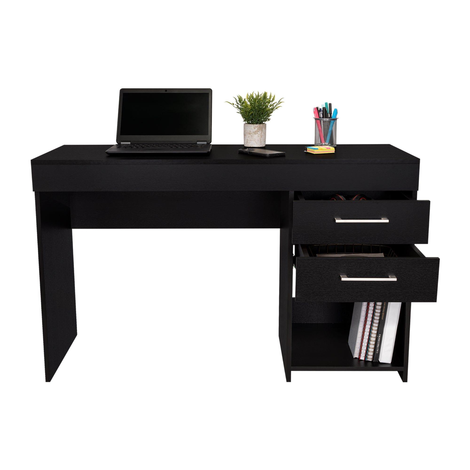 ESCRITORIO 2 CAJONES FM-060B - BLANCO-2