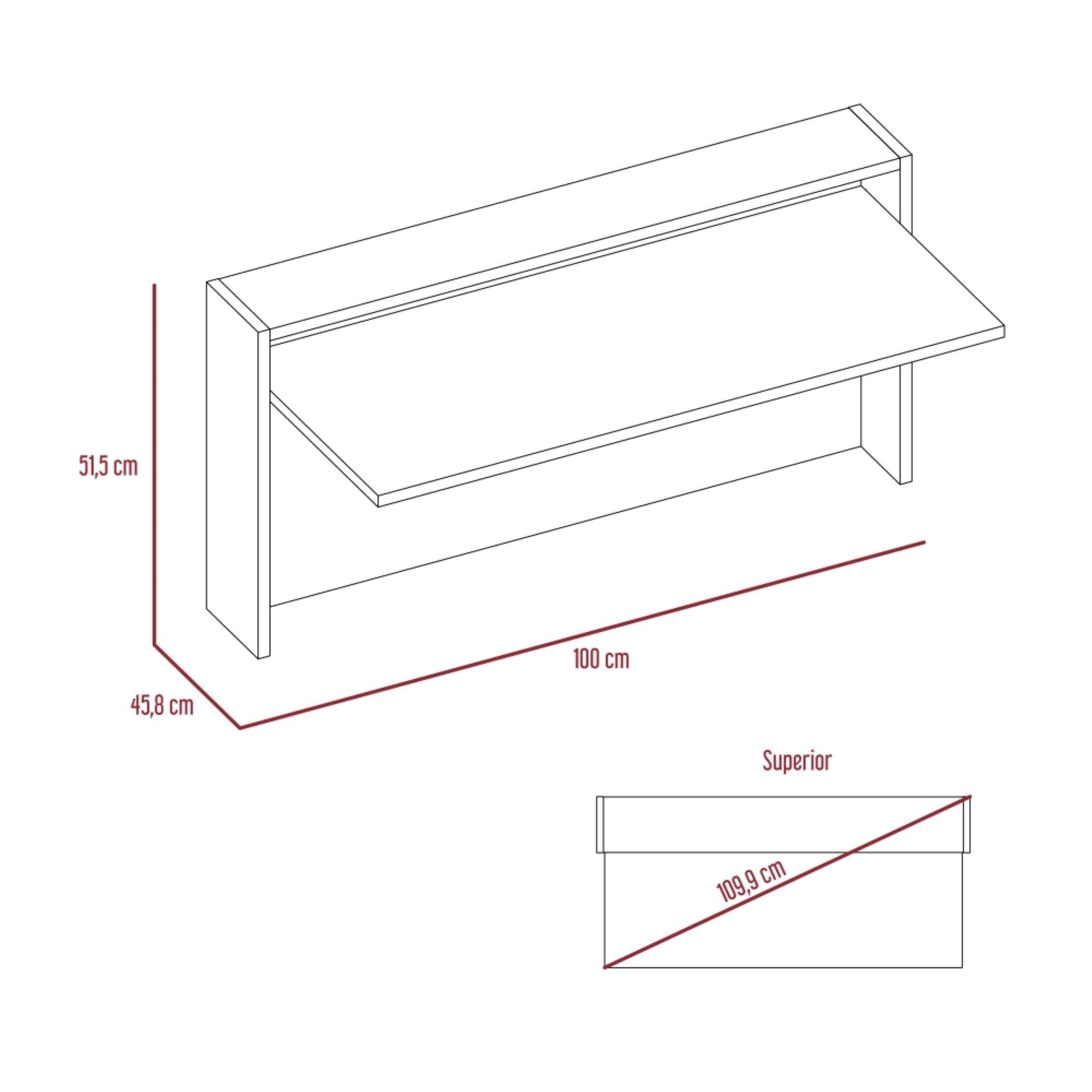 ESCRITORIO ABATIBLE DE PARED FM-040C CAFÉ CLARO-6