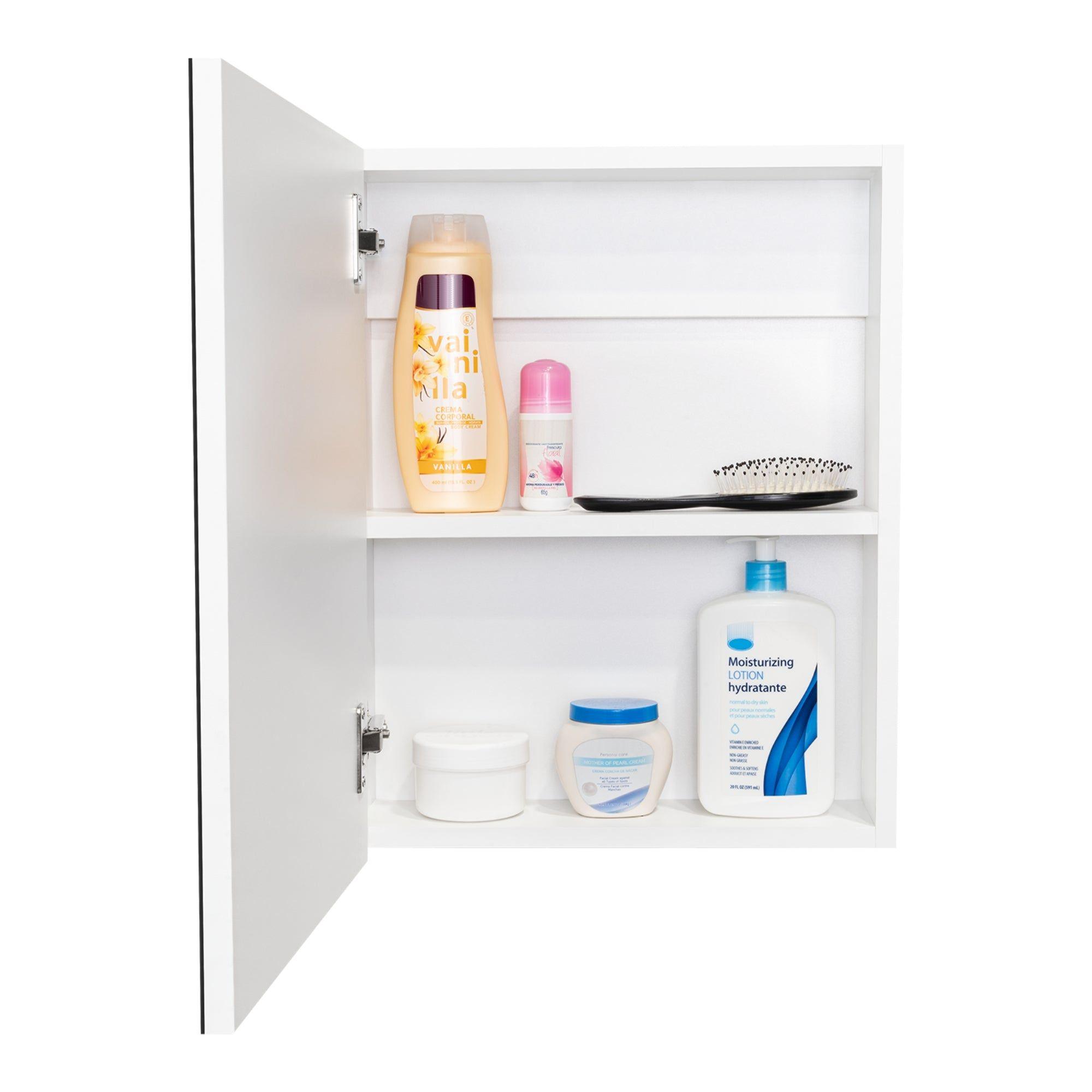 Botiquin De Baño 1 Puerta 50X40X12 Cm Blanco-2