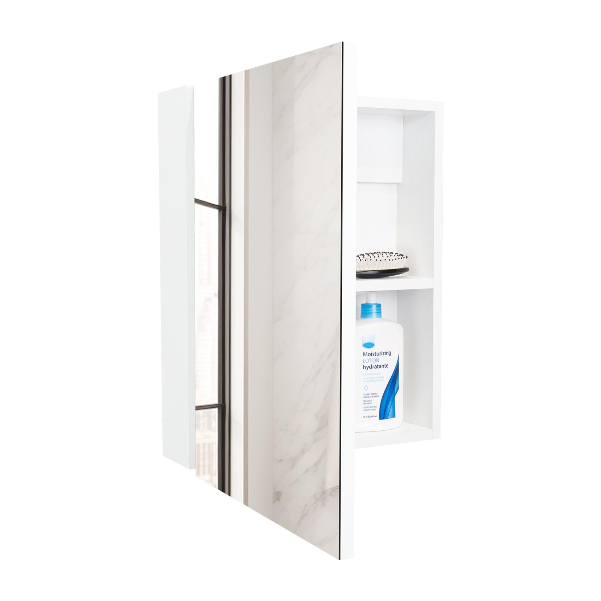 Botiquin De Baño 1 Puerta 50X40X12 Cm Blanco-3
