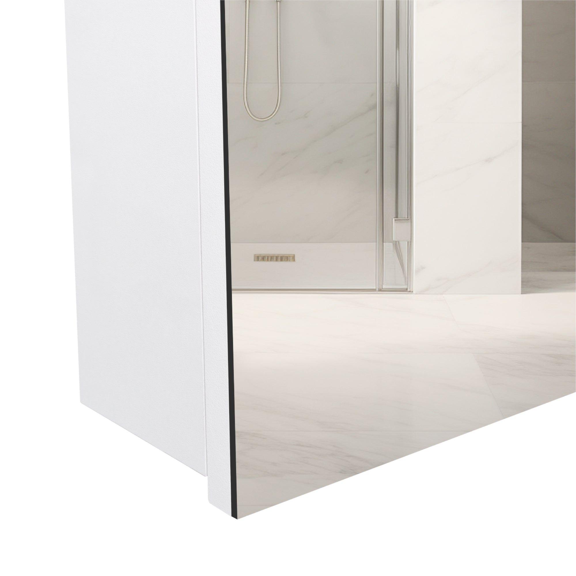 Botiquin De Baño 1 Puerta 50X40X12 Cm Blanco-4
