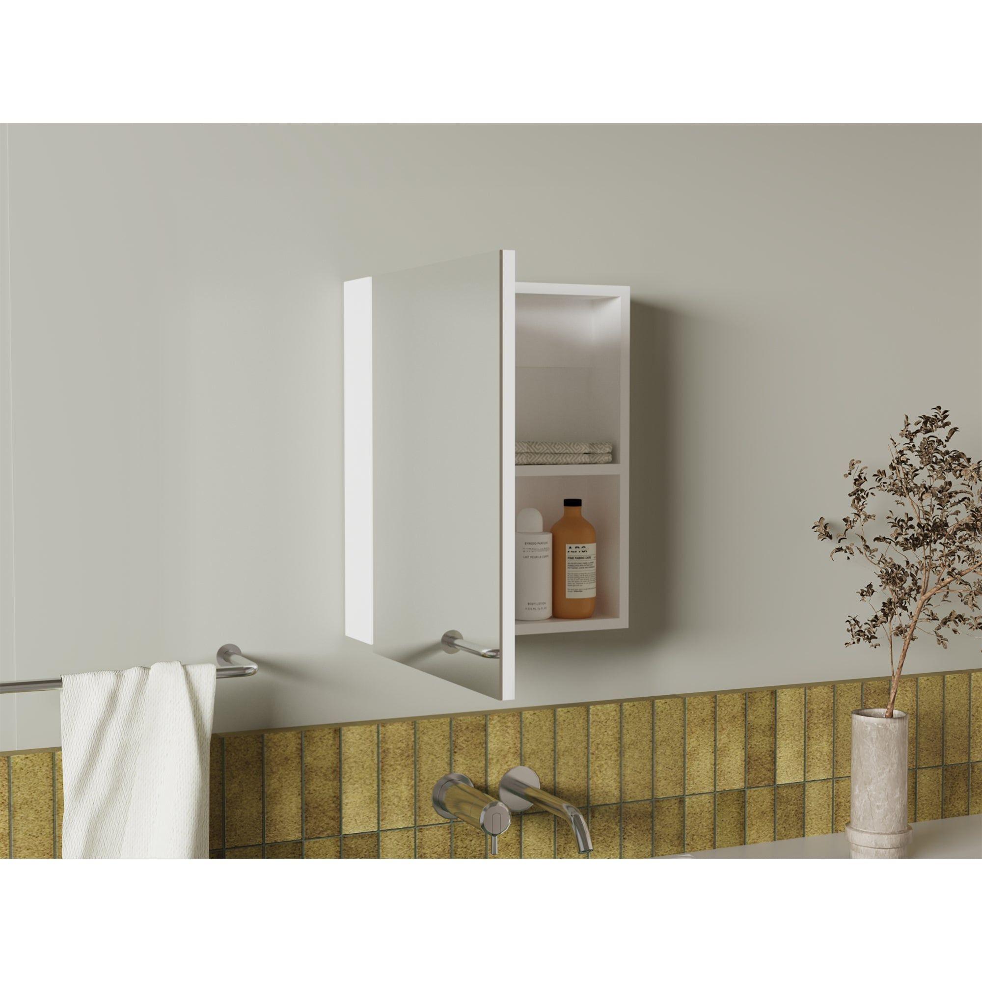Botiquin De Baño 1 Puerta 50X40X12 Cm Blanco-8