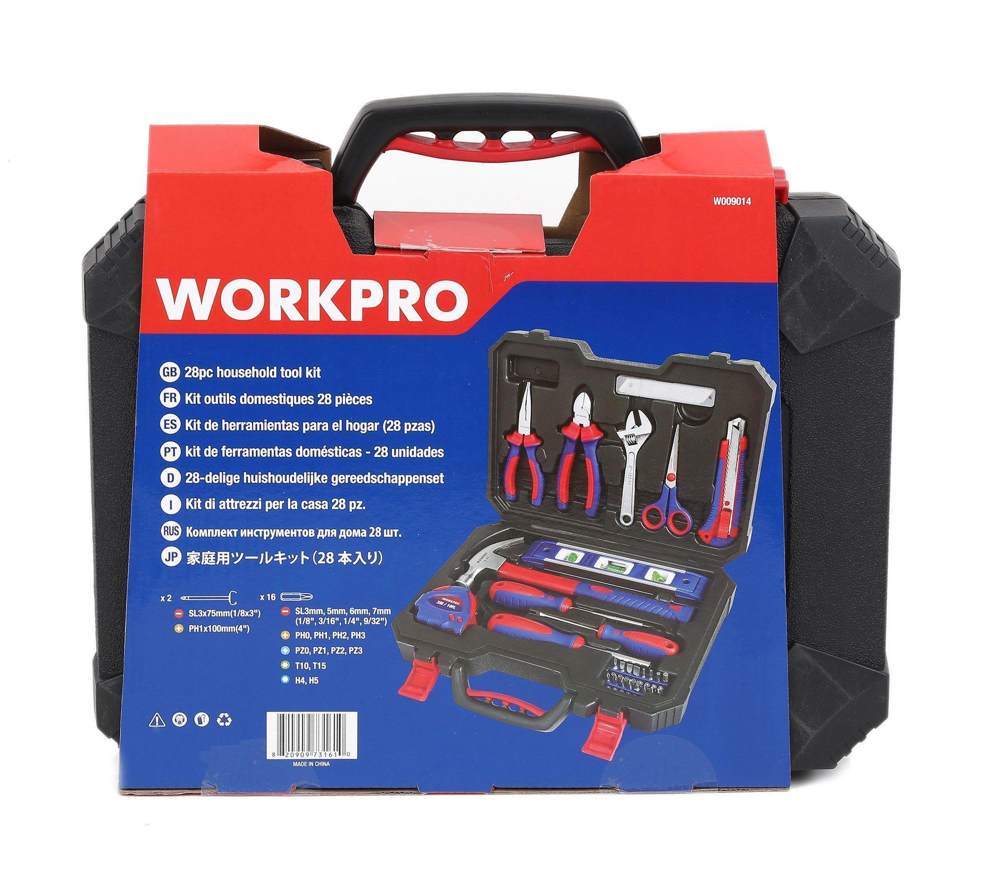 JUEGO SET DE HERRAMIENTAS CAJA PLÁSITCA HOGAR 28 PIEZAS-6