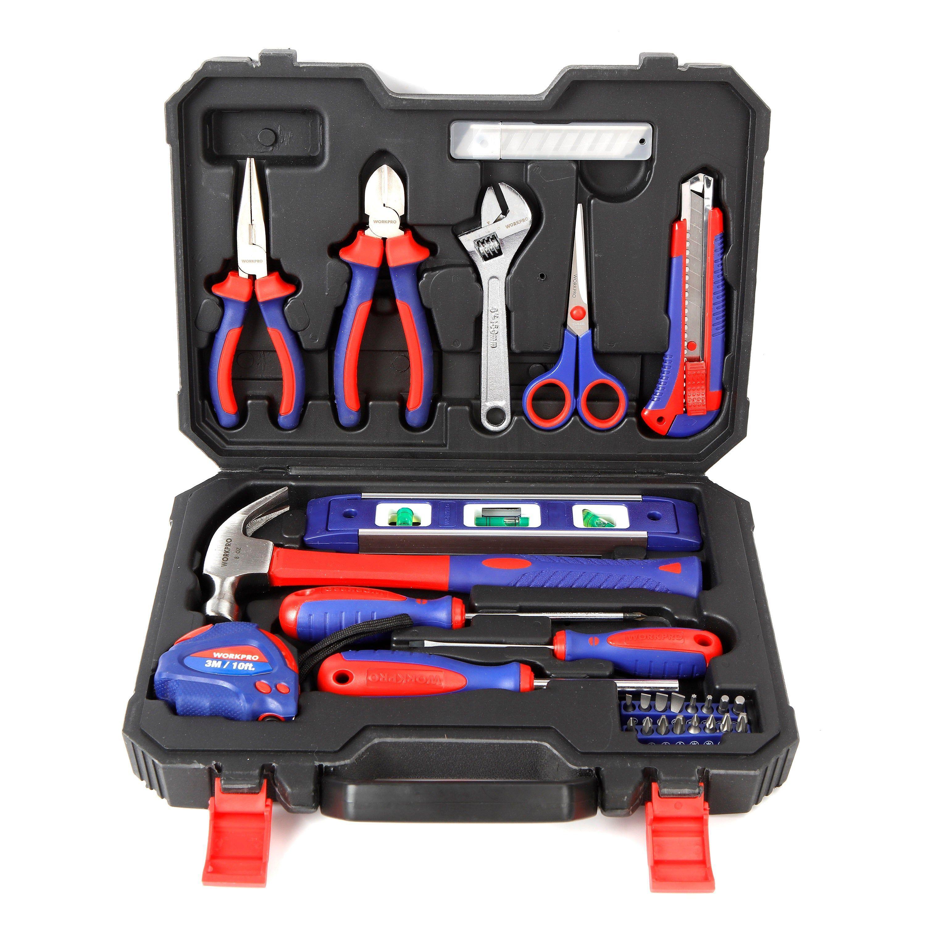 JUEGO SET DE HERRAMIENTAS CAJA PLÁSITCA HOGAR 28 PIEZAS-1