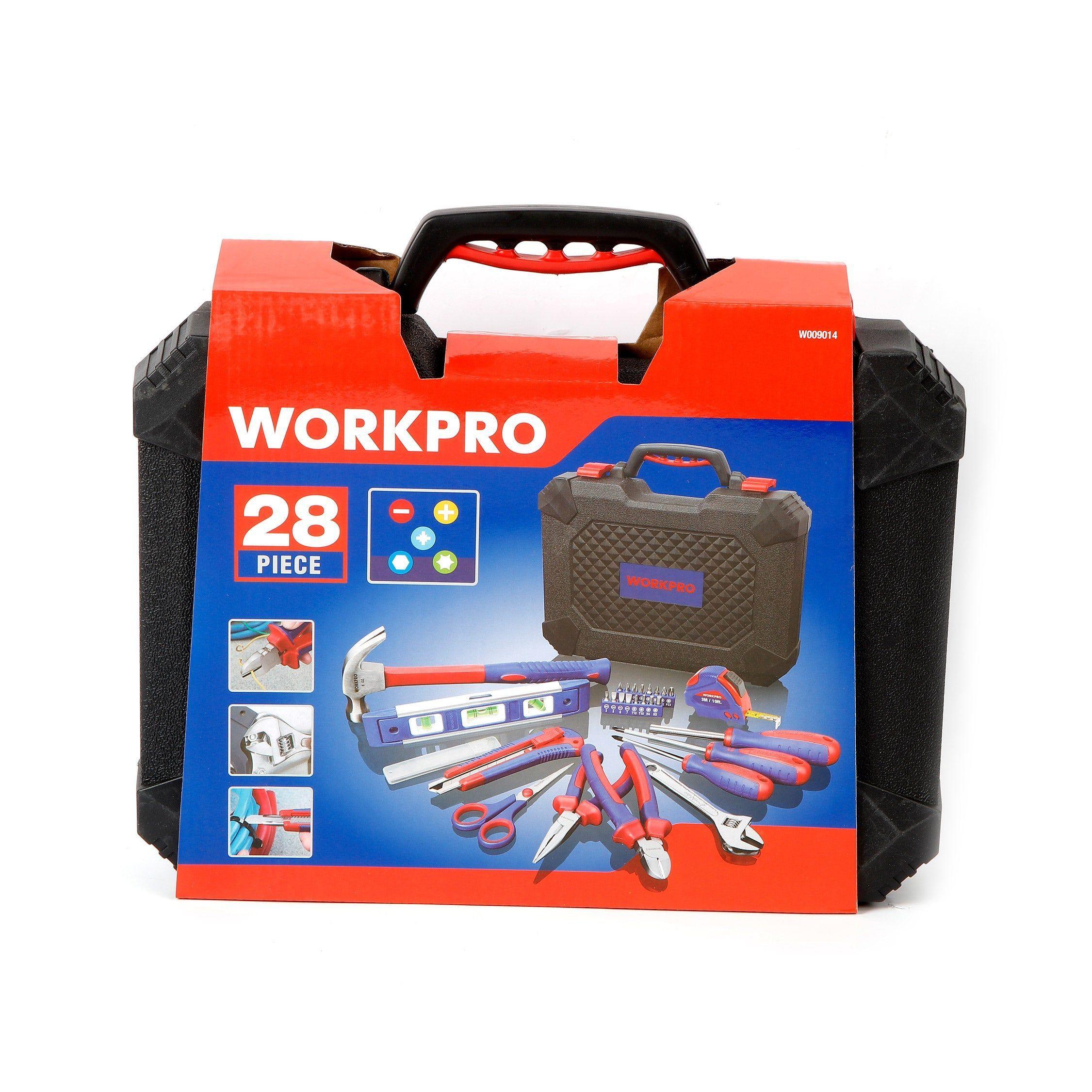 JUEGO SET DE HERRAMIENTAS CAJA PLÁSITCA HOGAR 28 PIEZAS-5