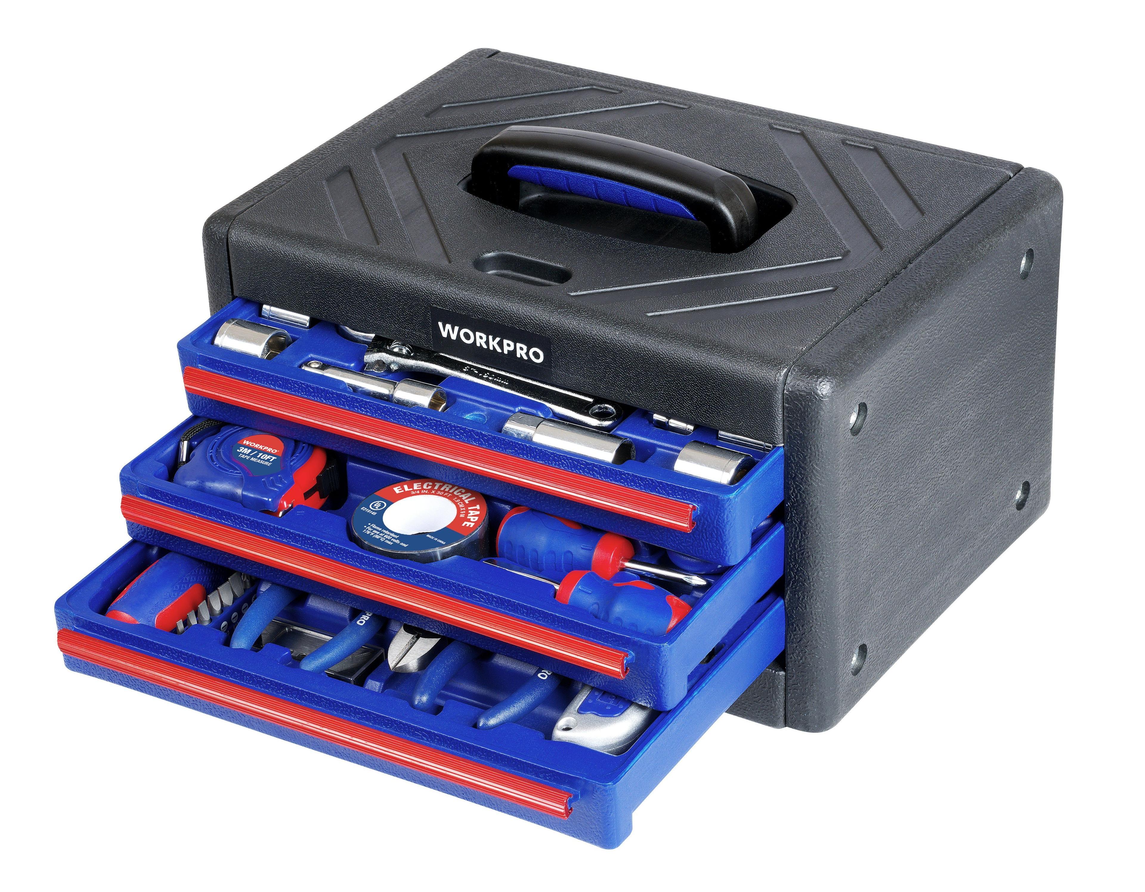 JUEGO SET HERRAMIENTAS MALETÍN 3 COMPARTIMIENTOS 125 PIEZAS-0