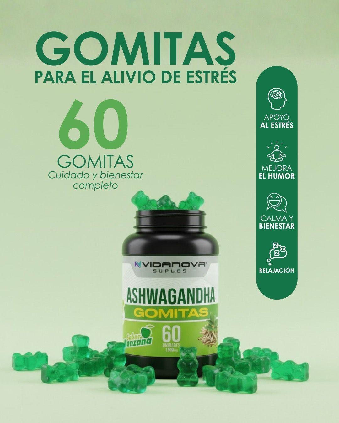 Ashwagandha 1000mg 60 Gomitas-2