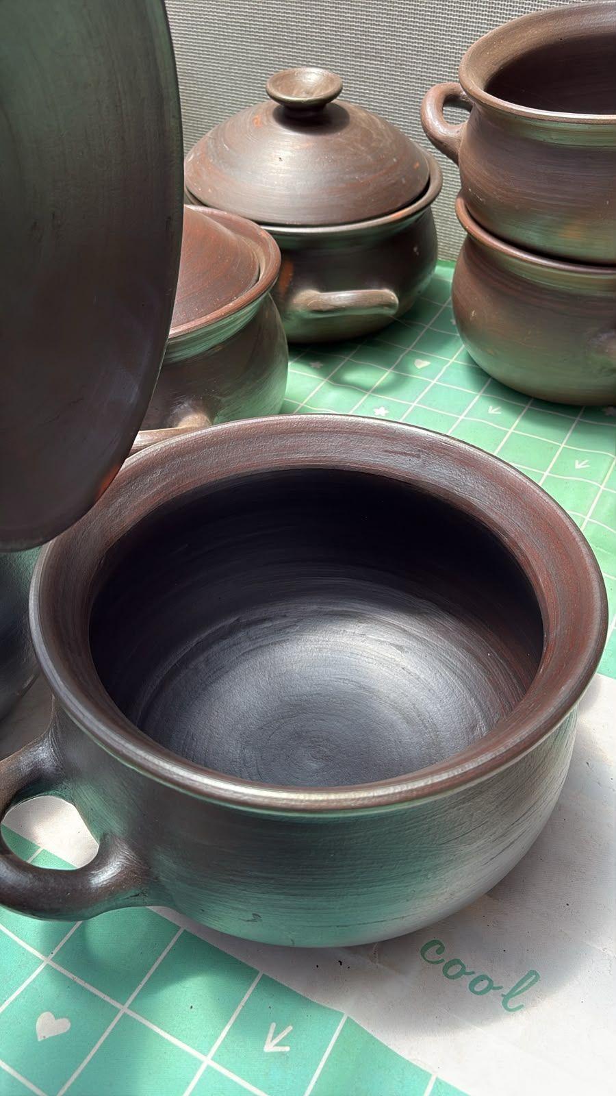 Olla de Greda 5 a 6 Lt-2