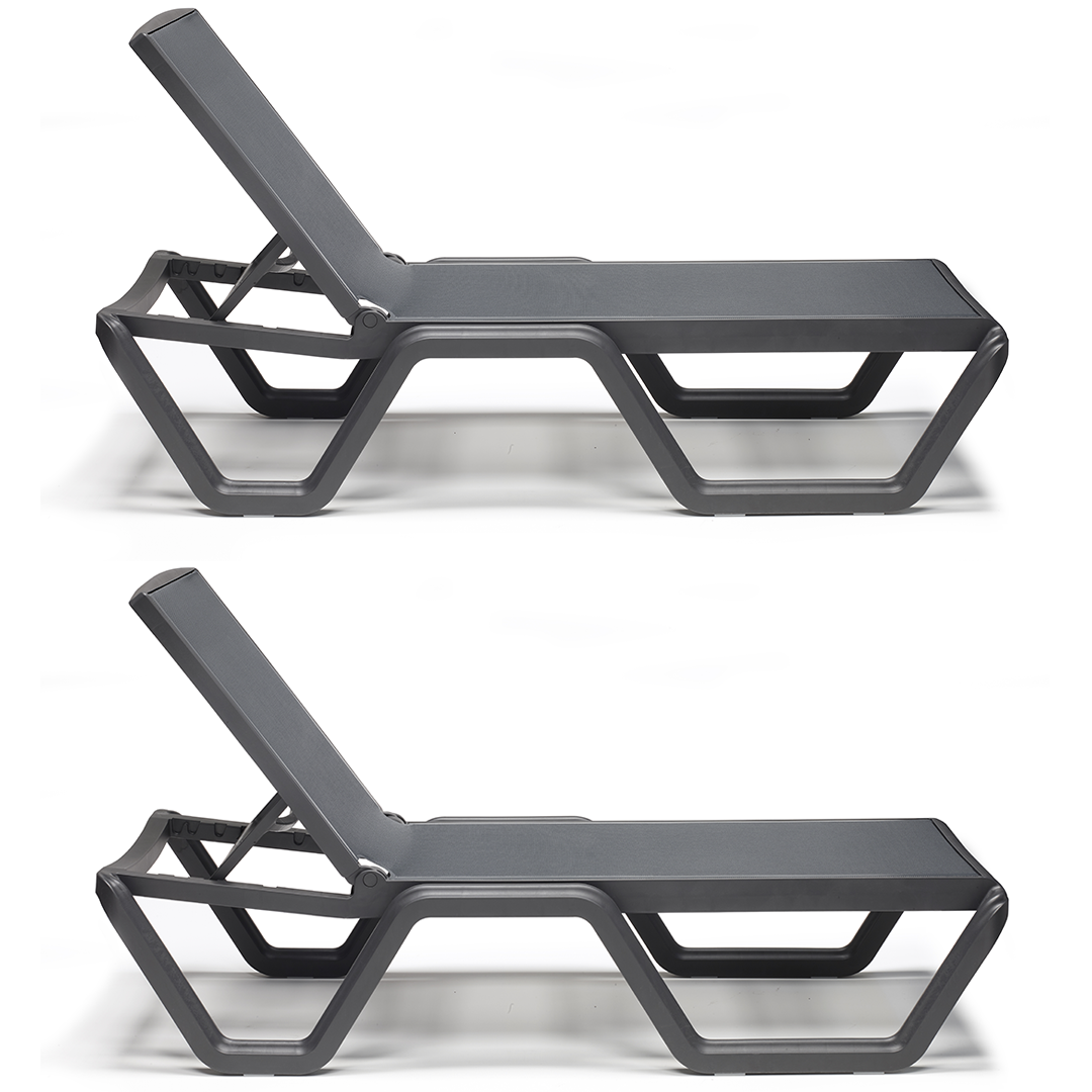 Pack Reposera Vela Gris Oscuro-0