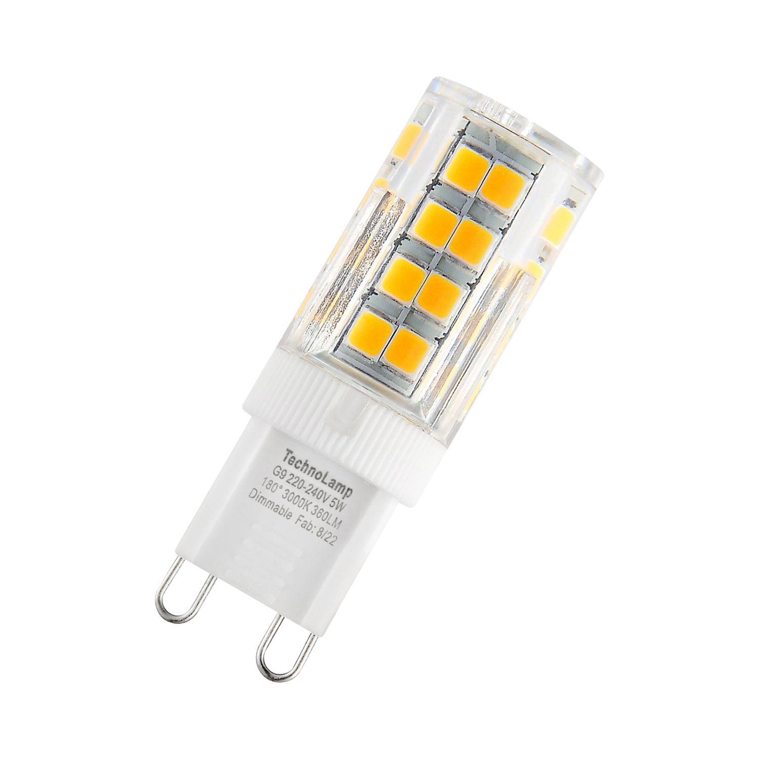 Ampolleta Led Technolamp Luz Calida Dimerizable G9 4w 360° 220v 300lm-1