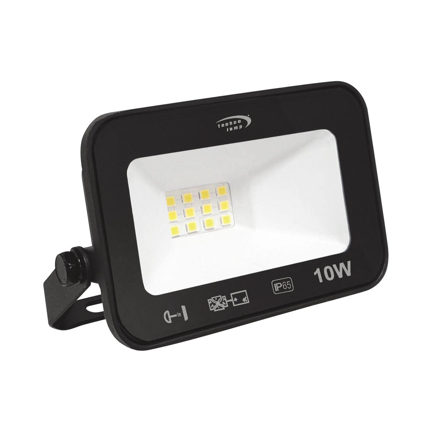 Foco proyector Led Technolamp Axis Luz Fria 10w 1000lm Ip65 Ik07  -0