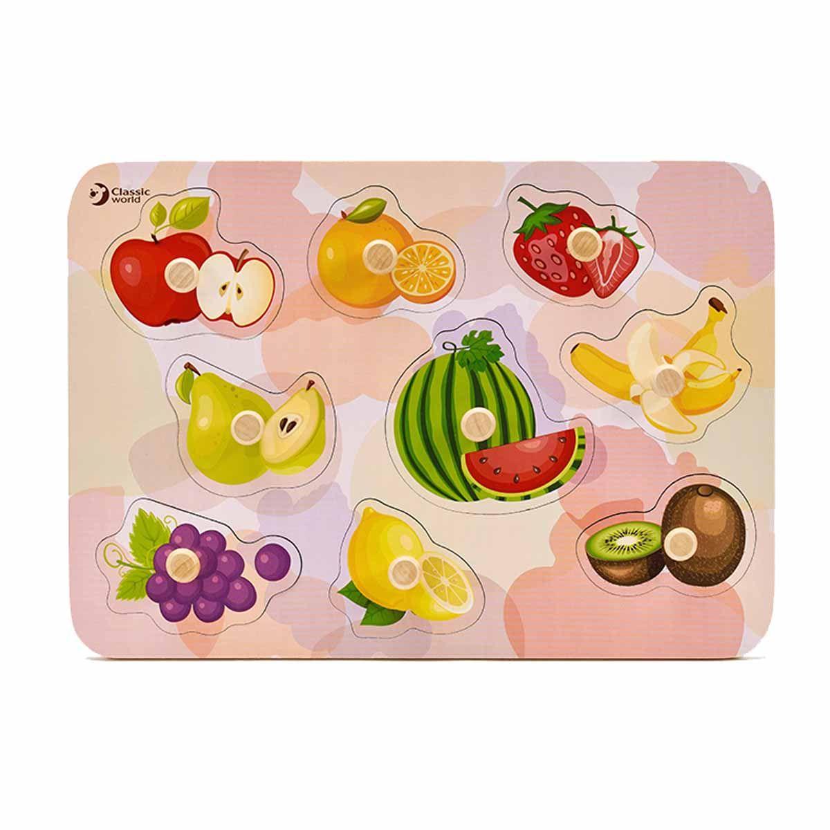 Puzzle Frutas de Madera Classic World-0