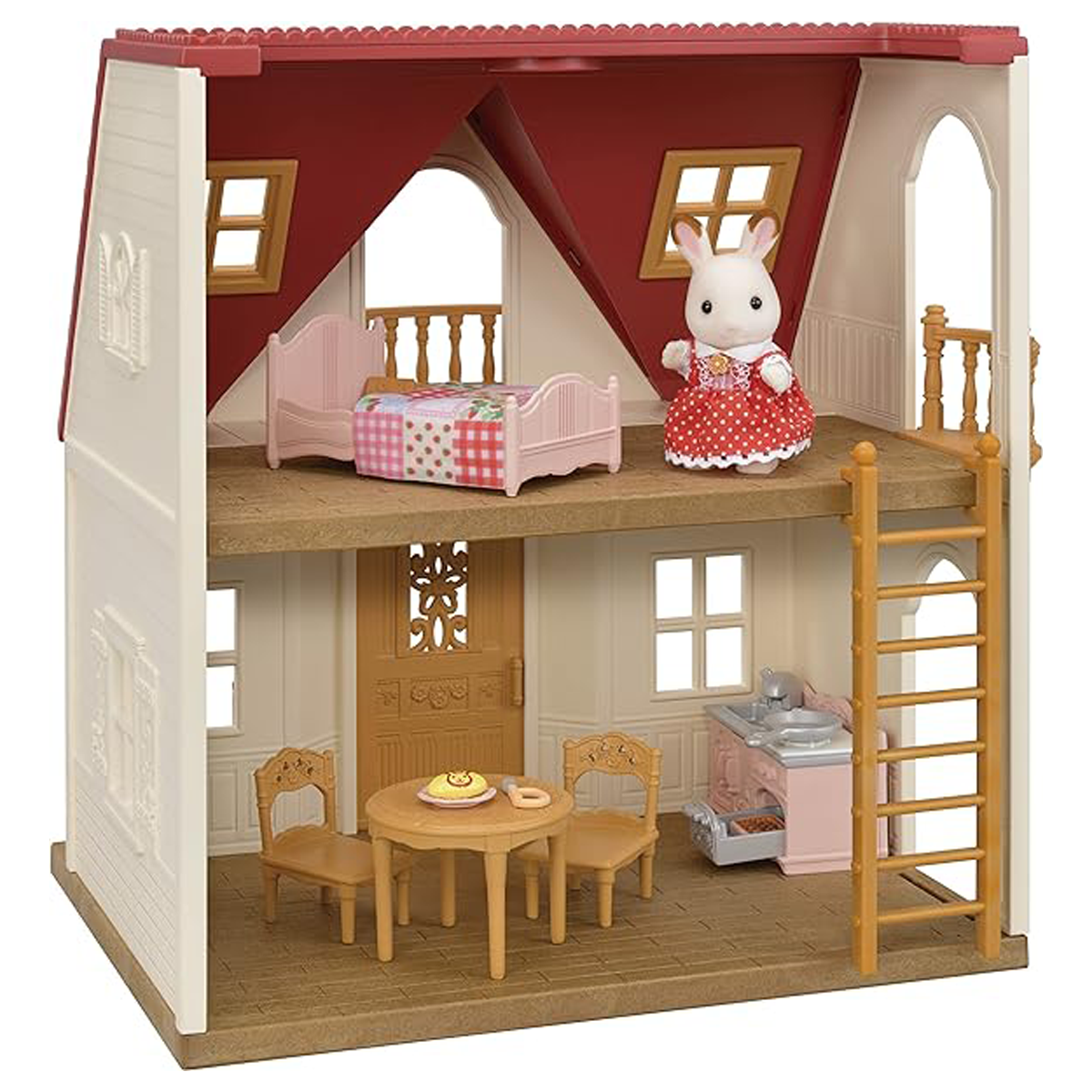 Cabaña Techo Rojo Sylvanian Families-3