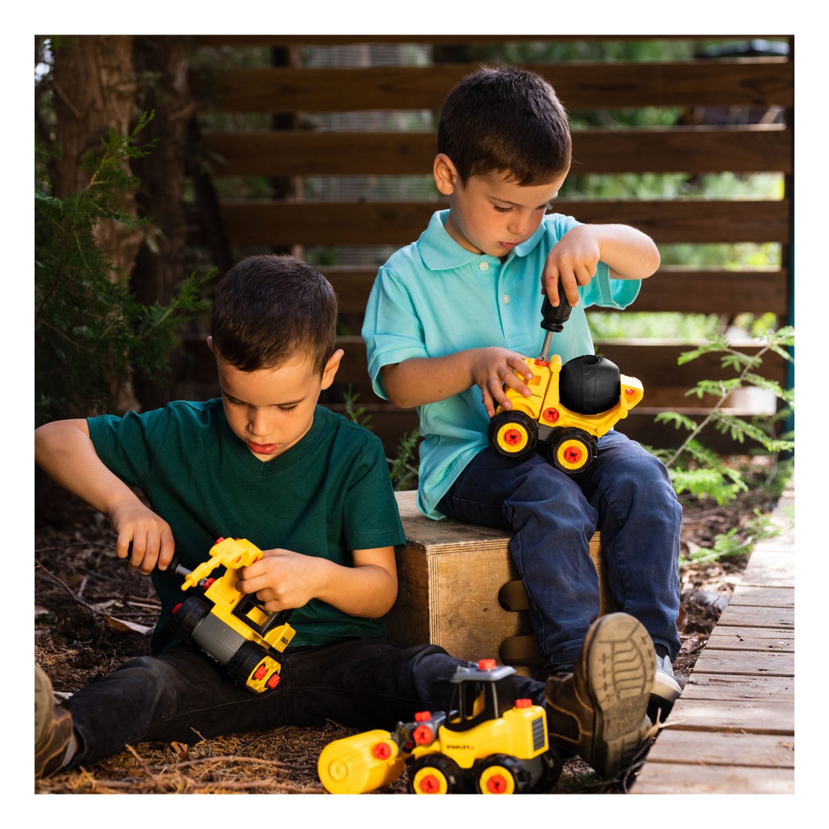 Camión de Cemento Desmontable 17pcs-2