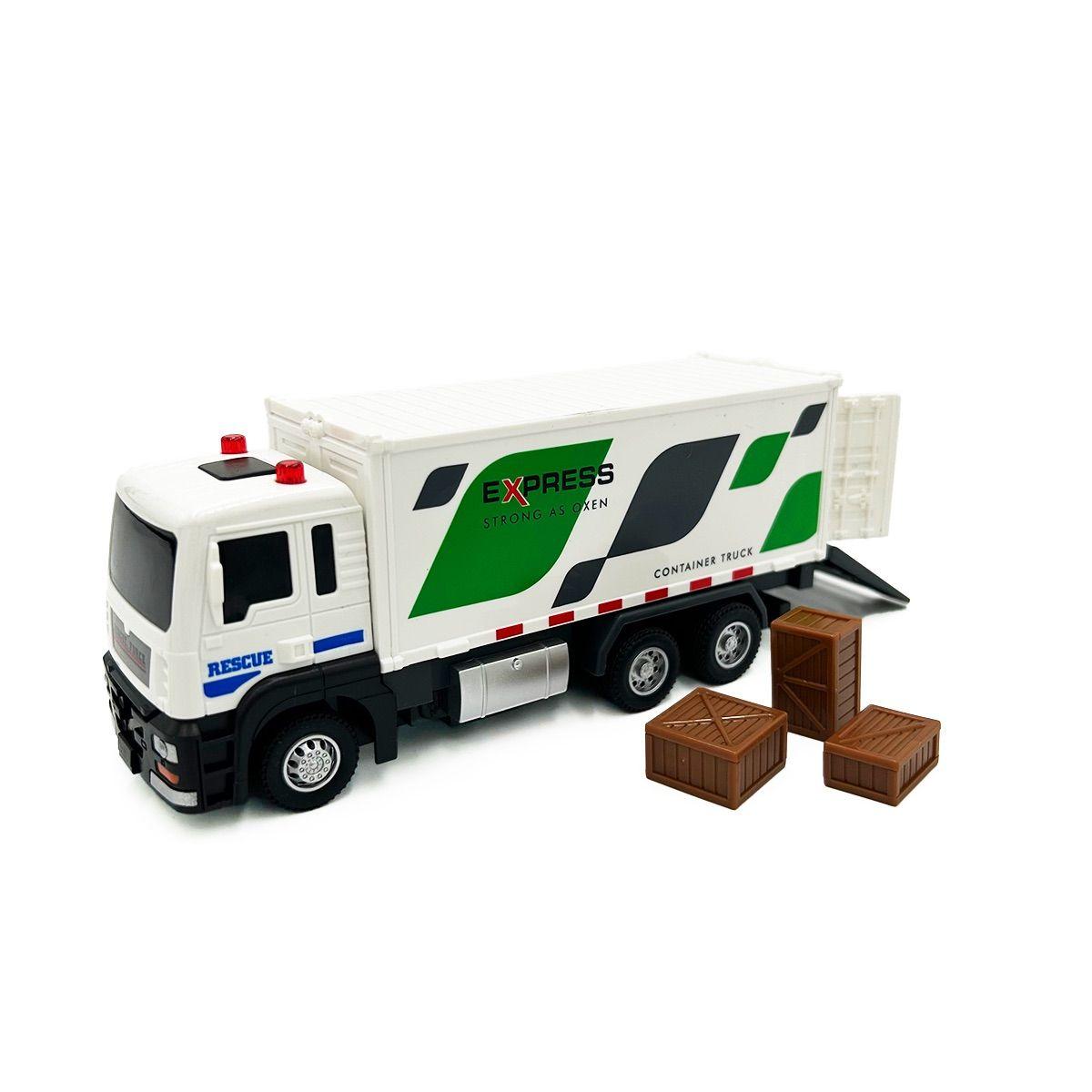 Camión Contenedor a Fricción con Luces y Sonidos Magnetics-3