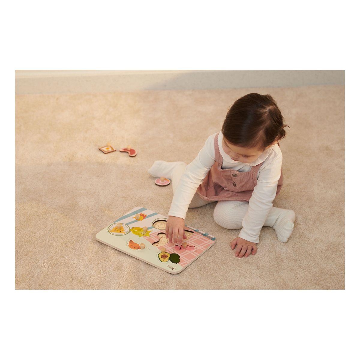 Puzzle Alimentos de Madera Classic World-1
