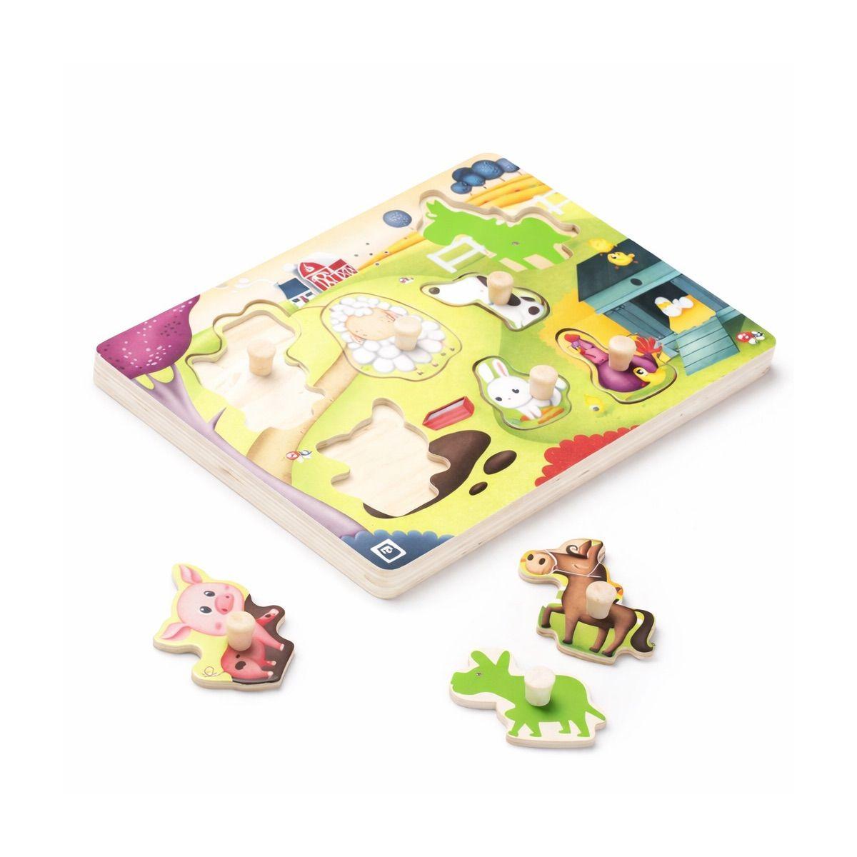 Puzzle Musical Animales de la Granja Eureka Kids-2
