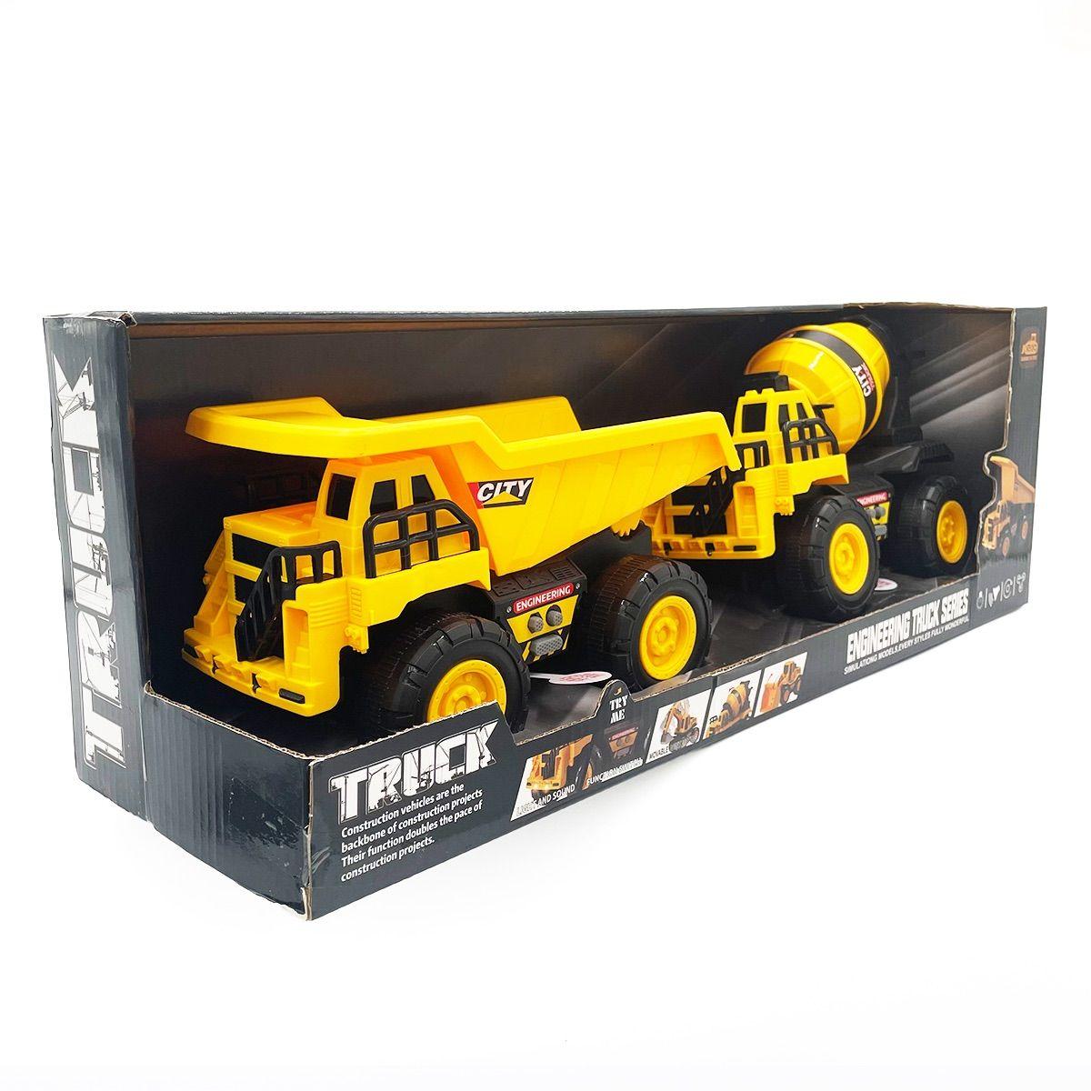 Camiones de Construcción a Fricción con Luces y Sonidos Magnetics-2