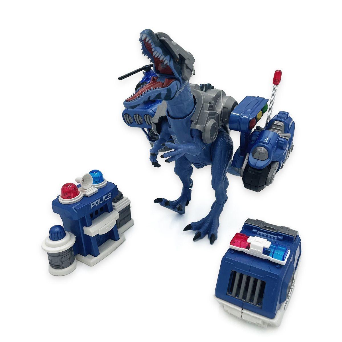 Dinosaurio Policial con Luces y Sonidos Magnetics-4