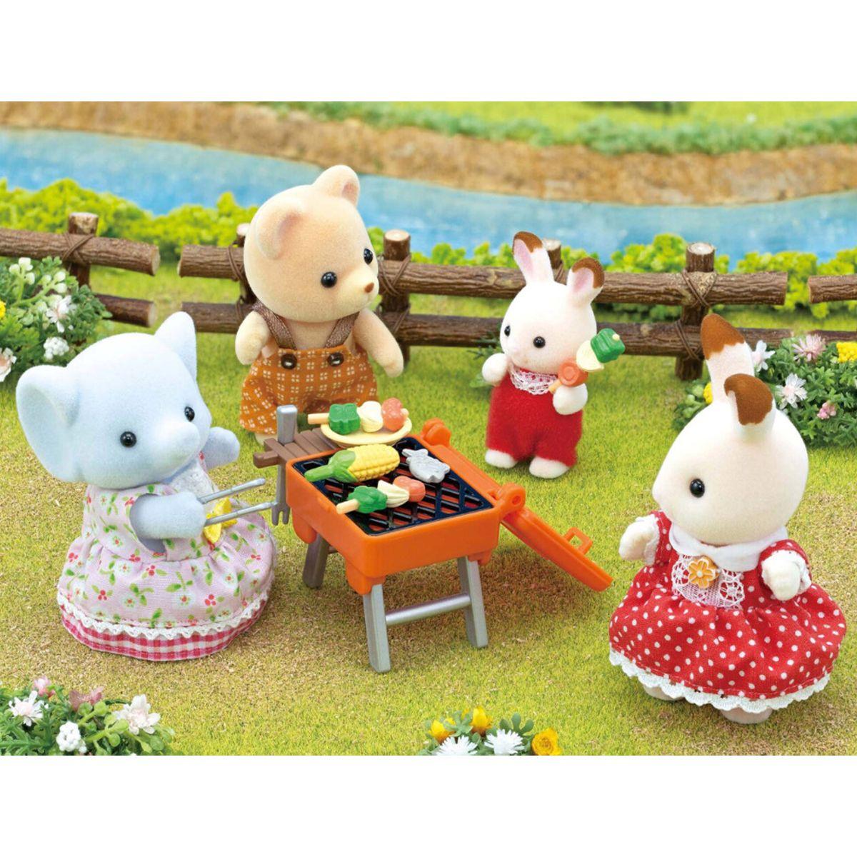 Elefante Niña Sylvanian Families Set Picnic-3