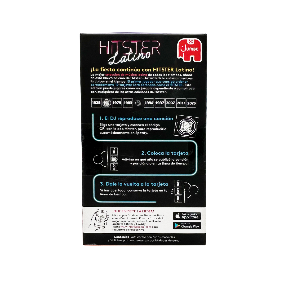 Juego de Mesa Hitster Latino Jumbo Diset-4