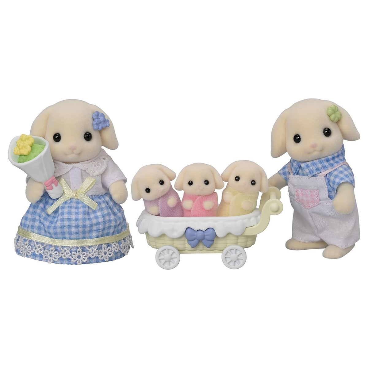 Familia Conejo Flora Sylvanian Families-1