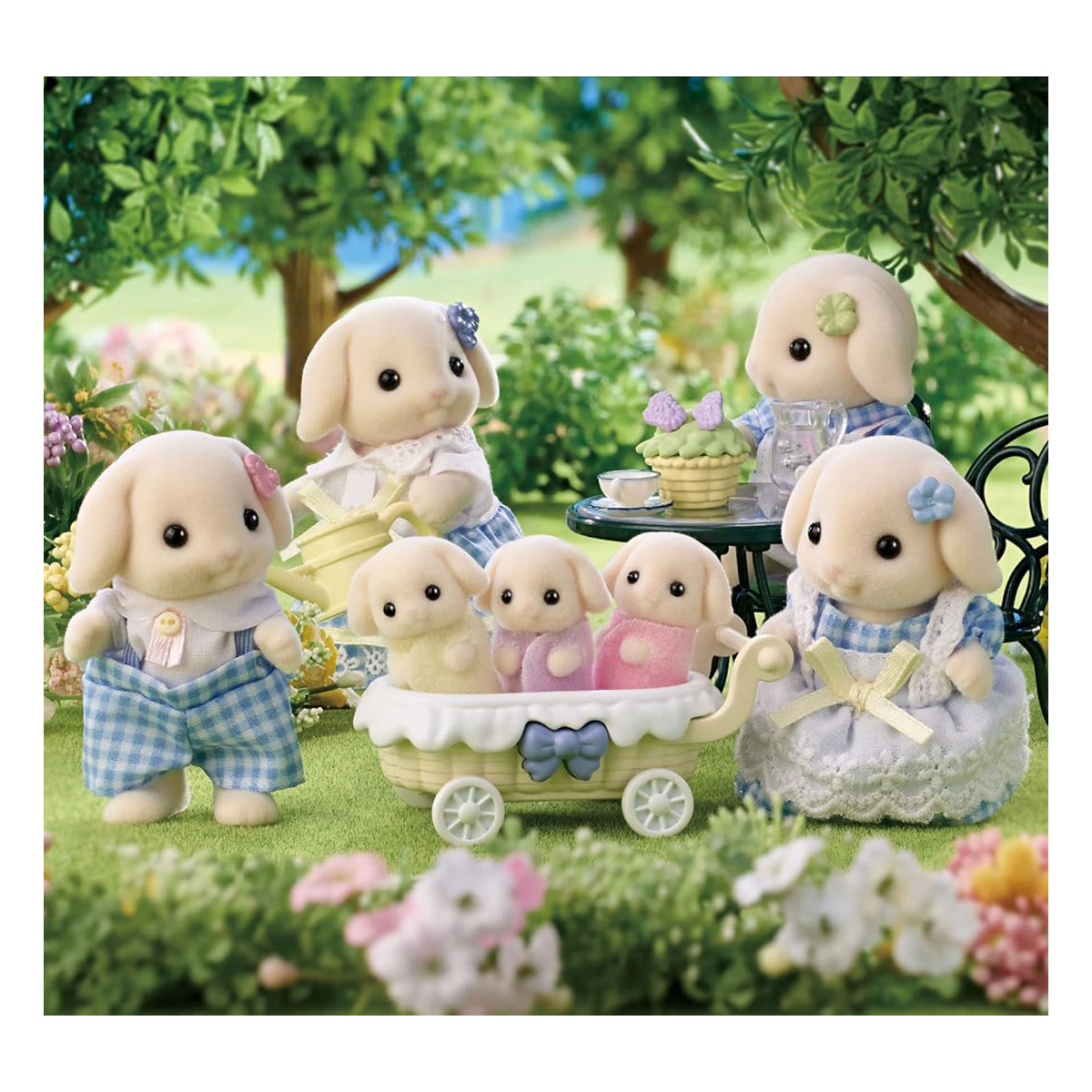 Familia Conejo Flora Sylvanian Families-2
