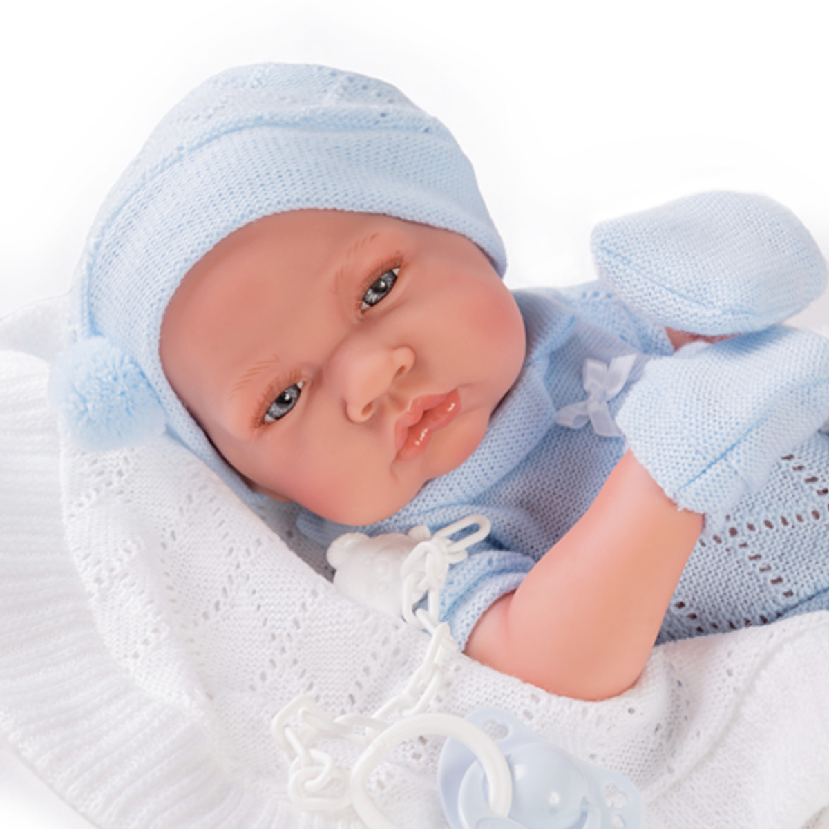 Recién Nacido con Manta Tejida Antonio Juan-1