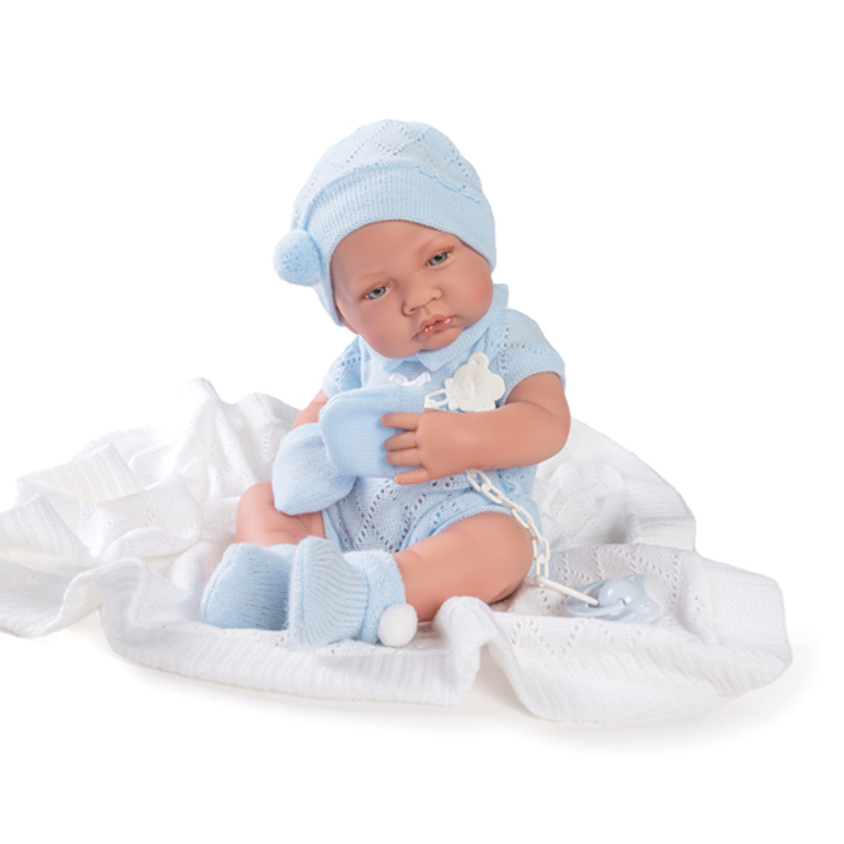 Recién Nacido con Manta Tejida Antonio Juan-2