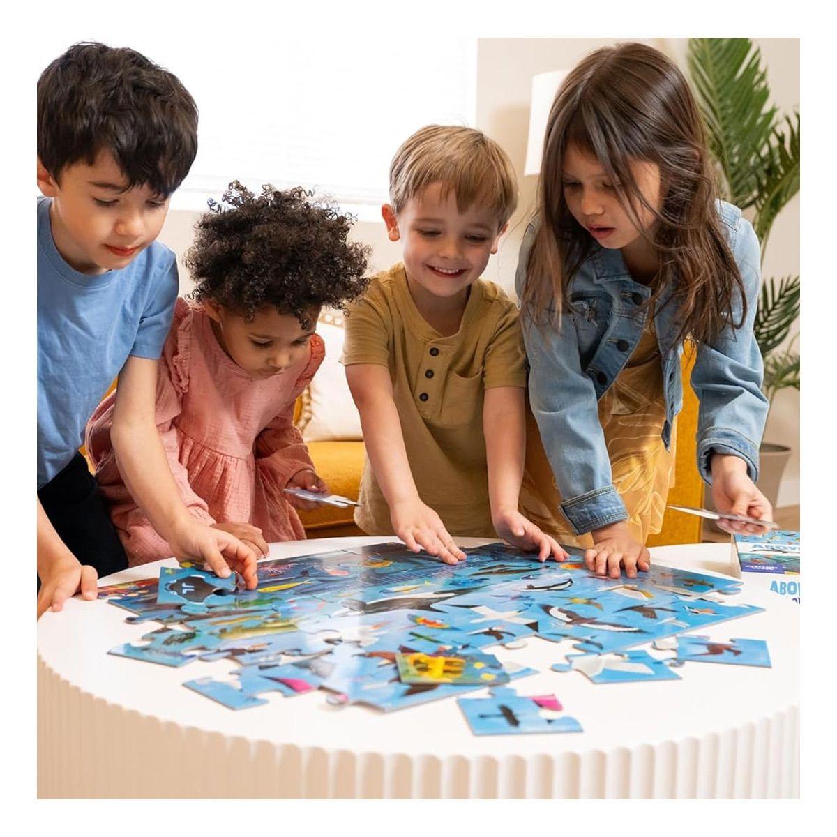 Puzzle Arriba y Abajo Tierra/Espacio 48pcs Crocodile Creek-2